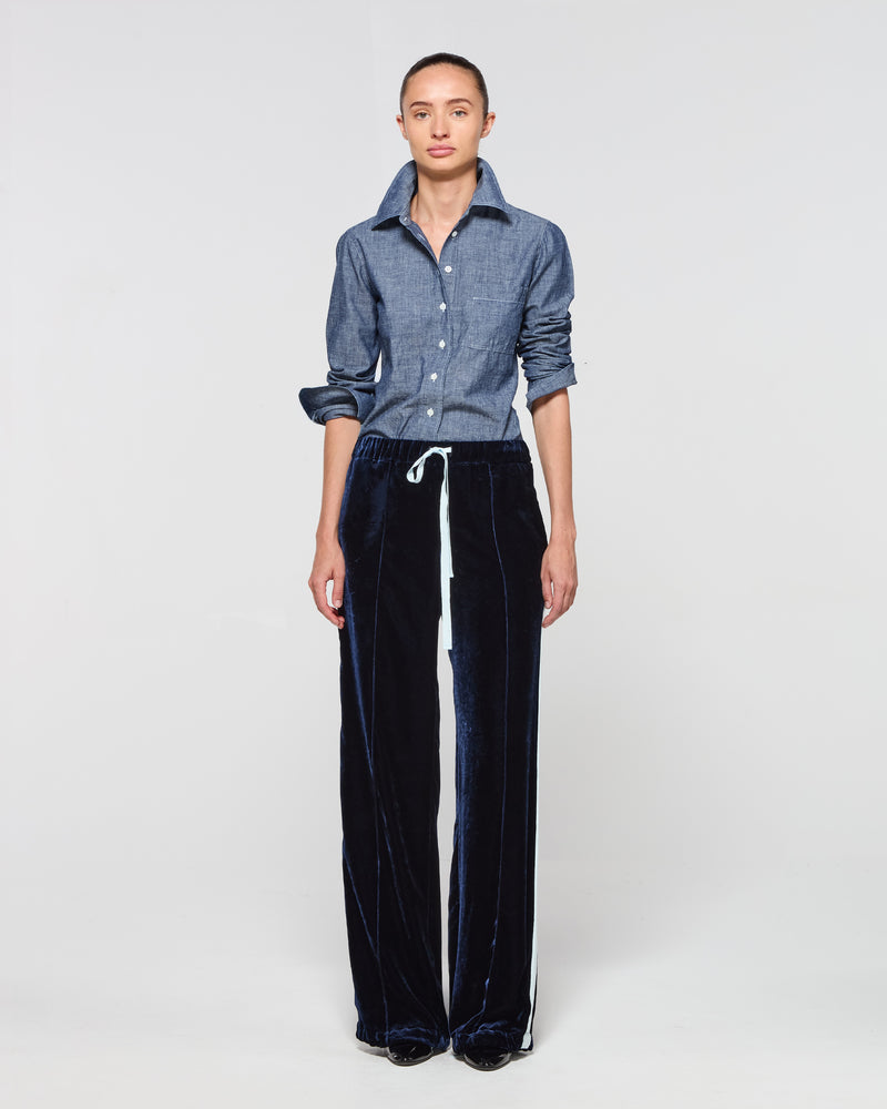 Velvet Jogger - Navy Blue picture #2