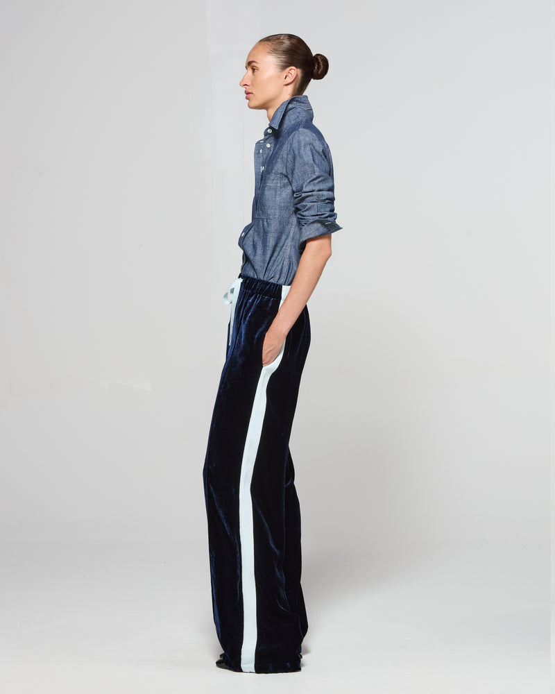 Velvet Jogger - Navy Blue picture #4