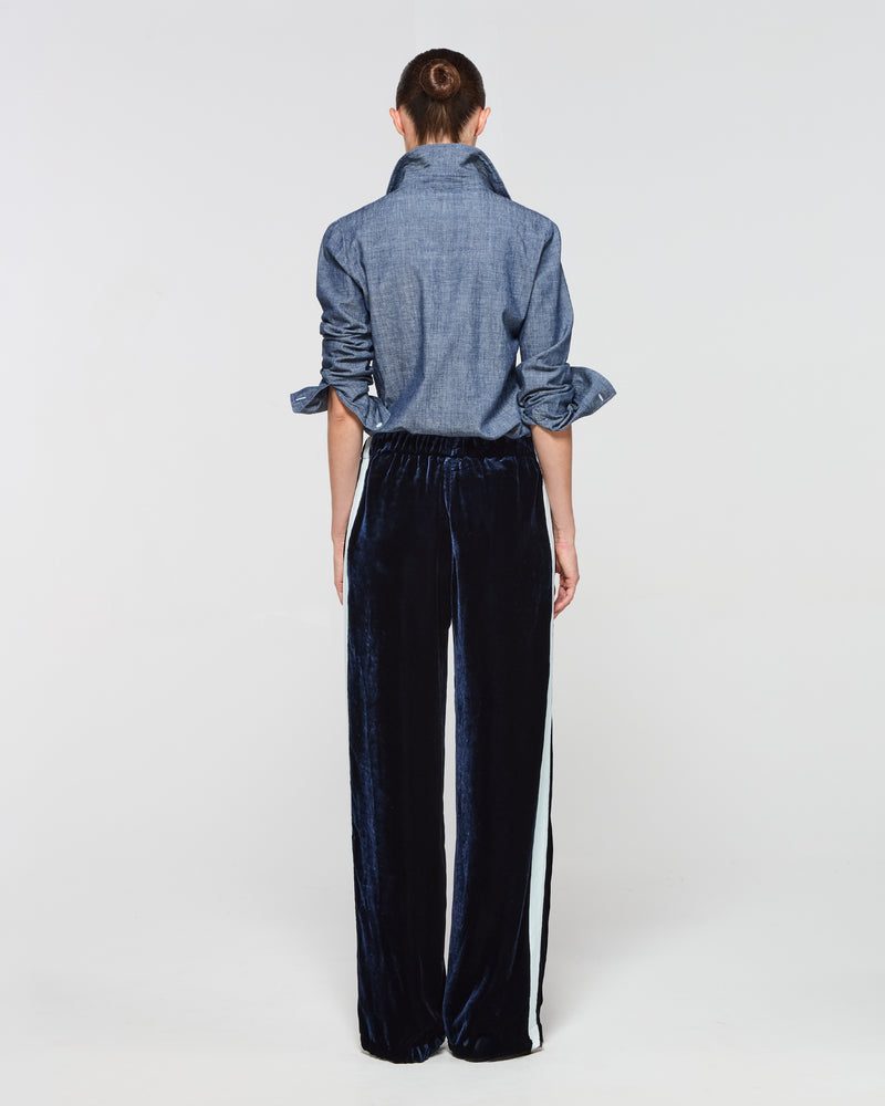 Velvet Jogger - Navy Blue SERENA BUTE