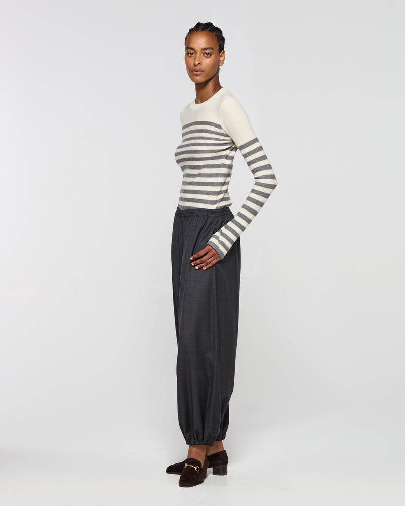 Wool Balloon Trouser - Grey picture #4