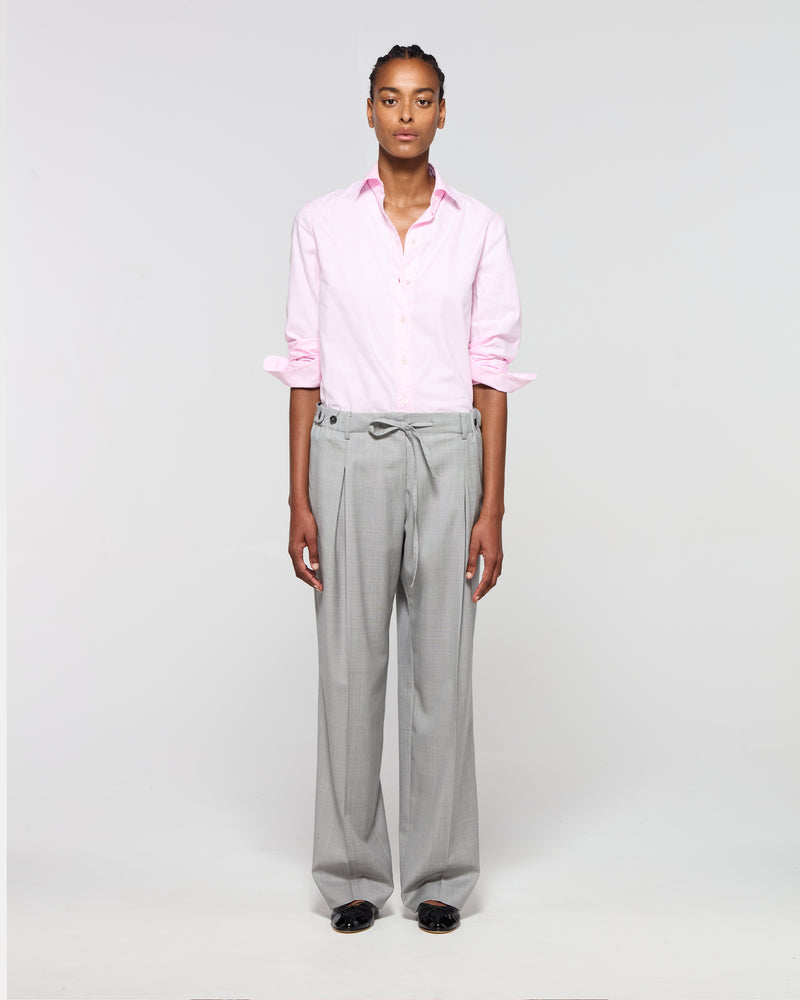 Wool Side Tab Jogger - Light Grey picture #2