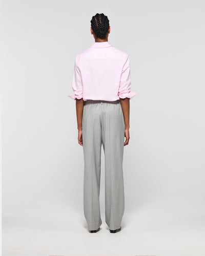 Wool Side Tab Jogger - Light Grey SERENA BUTE