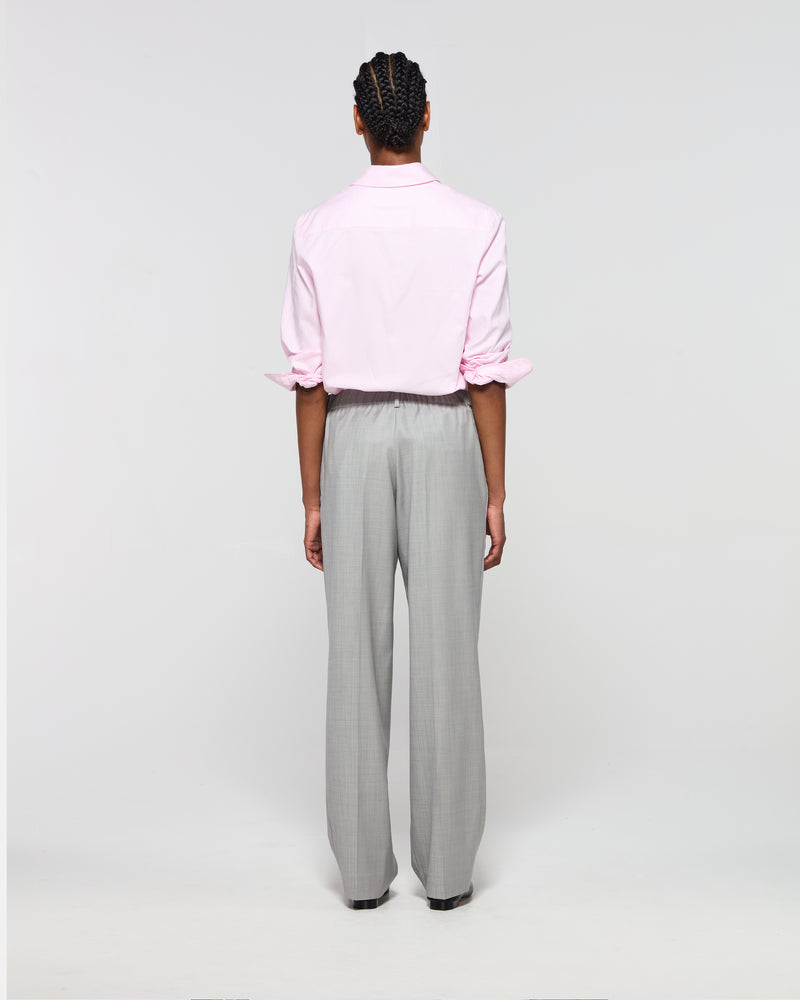 Wool Side Tab Jogger - Light Grey SERENA BUTE
