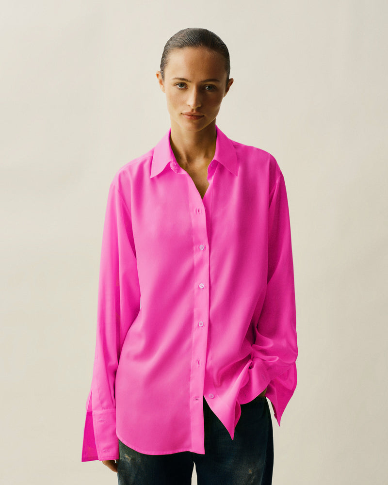 Oversized Shirt - Shocking Pink picture #1
