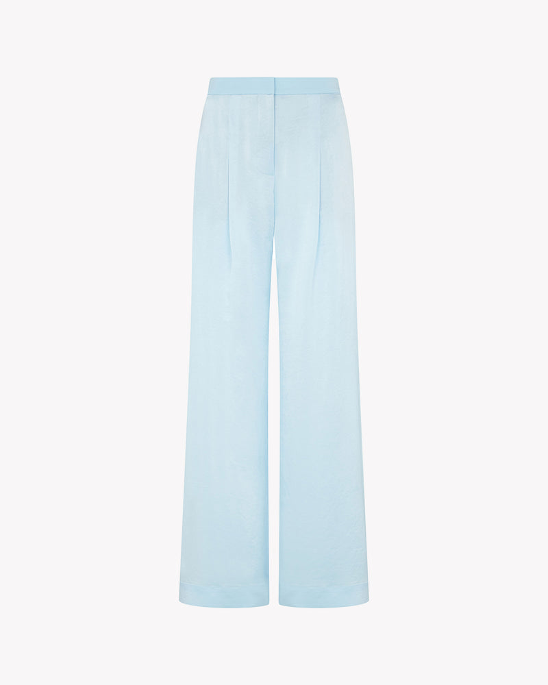 The Bute Trouser - Powder Blue Plant Based Satin picture #1