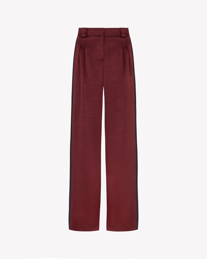 Boyfriend Trouser - Burgundy picture #2