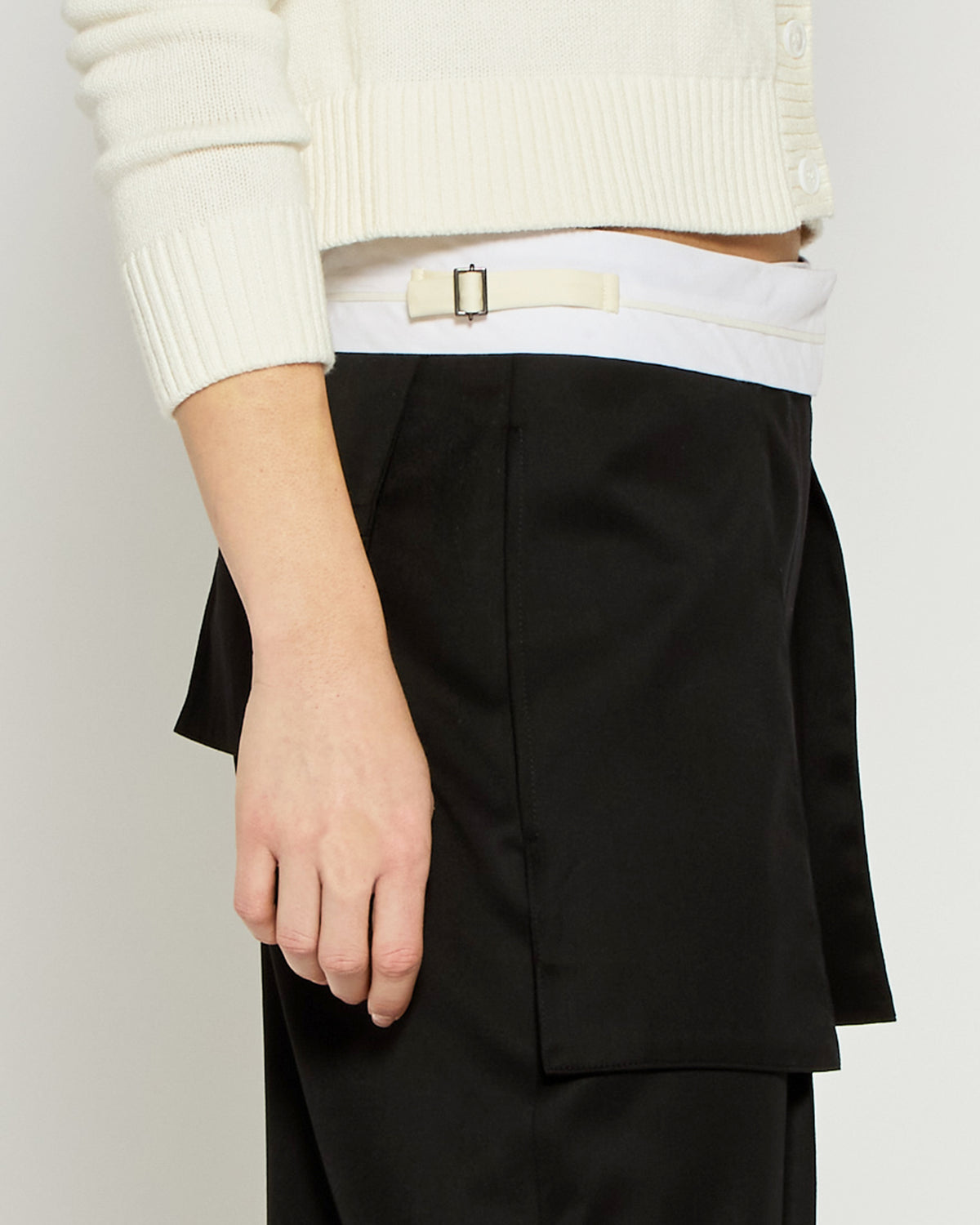 Inside Out Trouser - Black