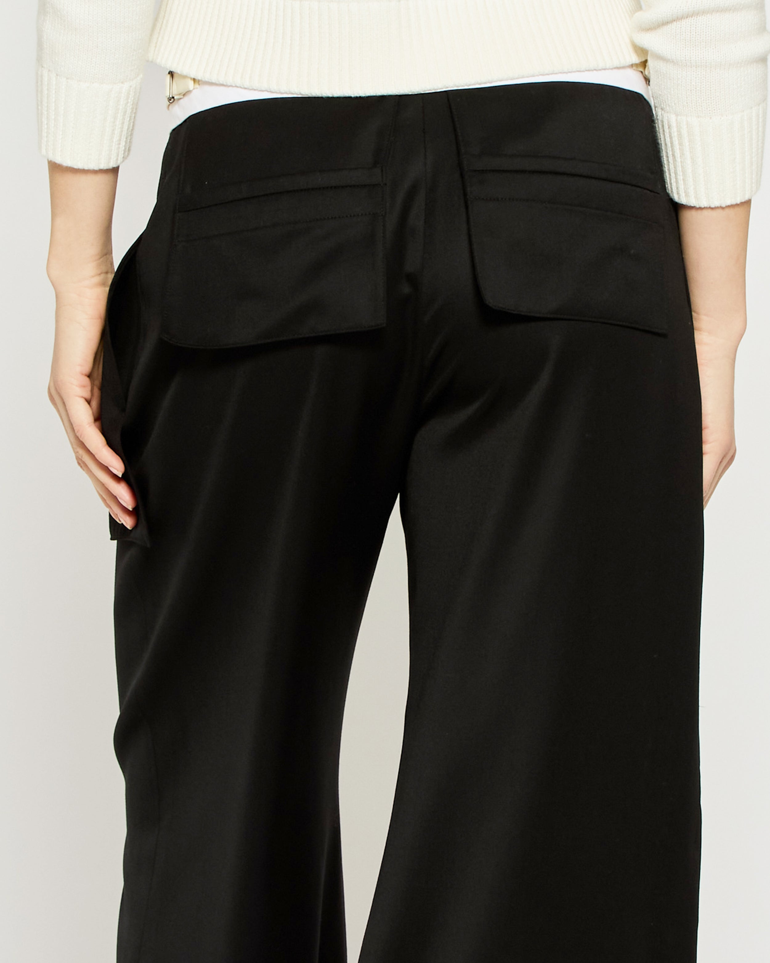 Inside Out Trouser - Black