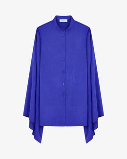 Kimono Sleeve Shirt - Violet Blue