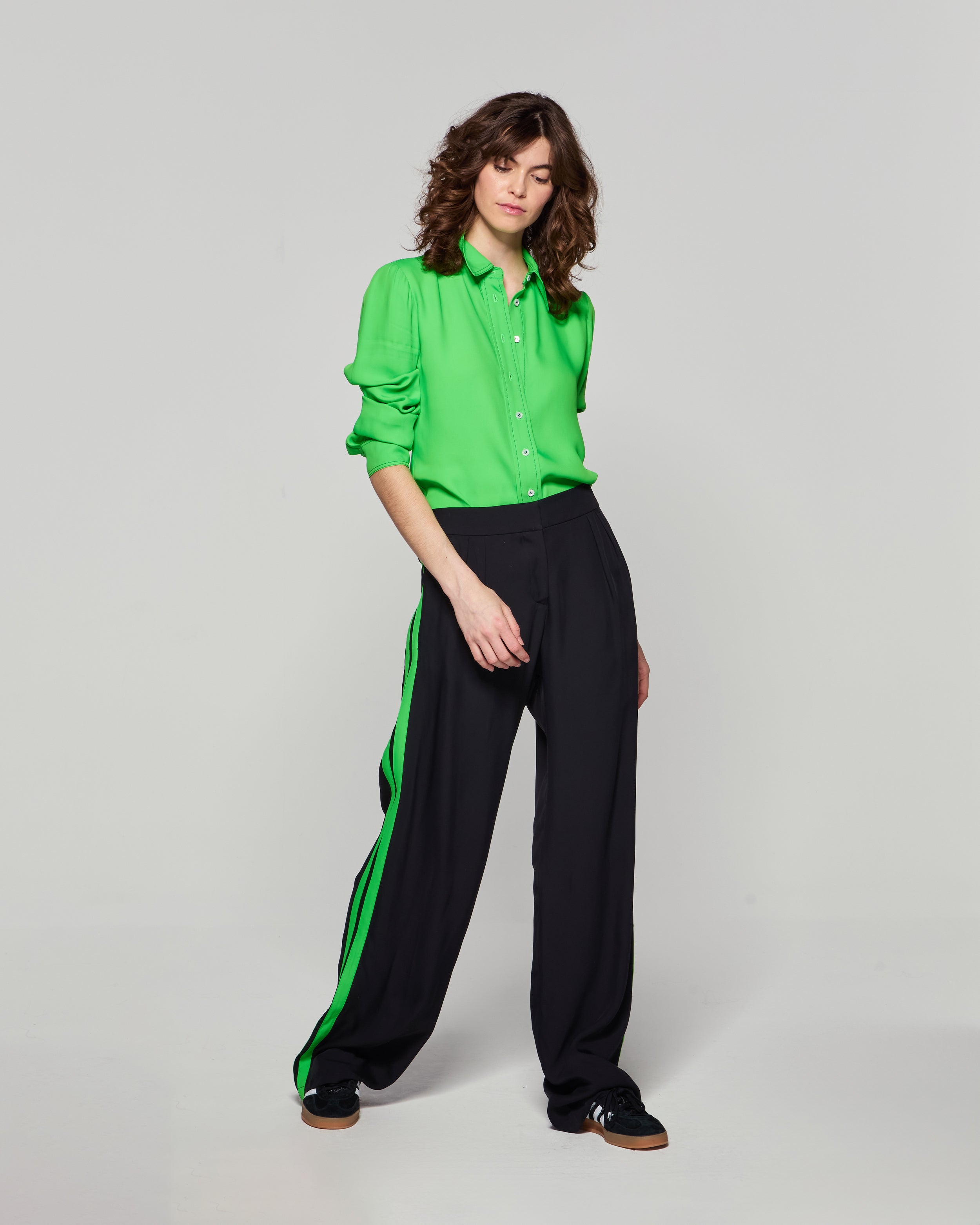 Boyfriend Trouser '24 - Black/Bright Green