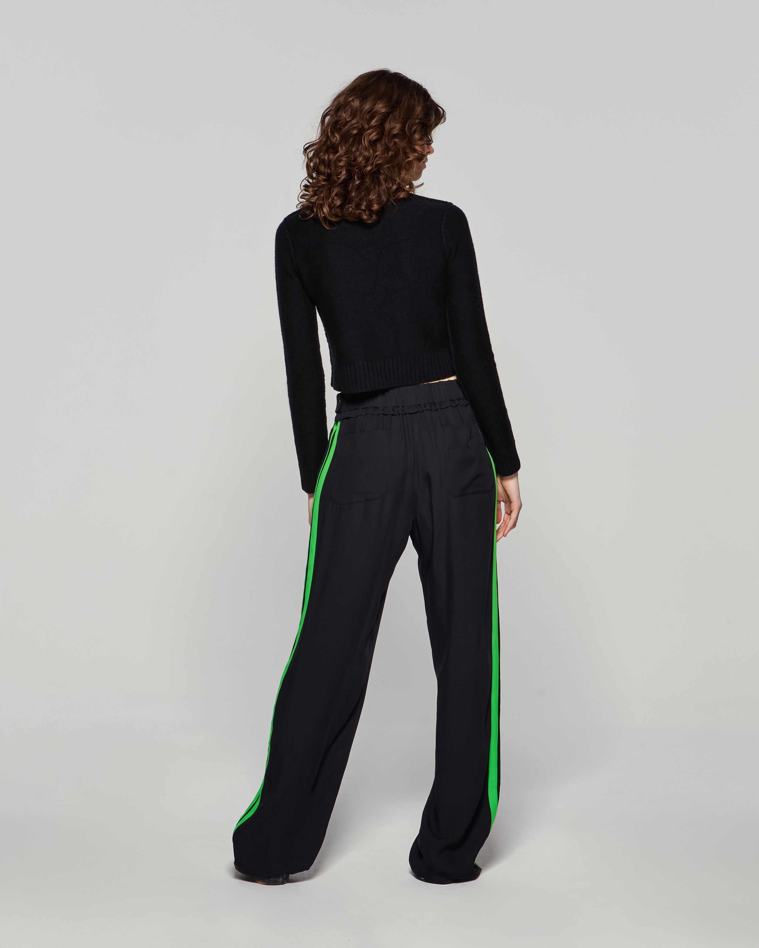 Boyfriend Trouser '24 - Black/Bright Green