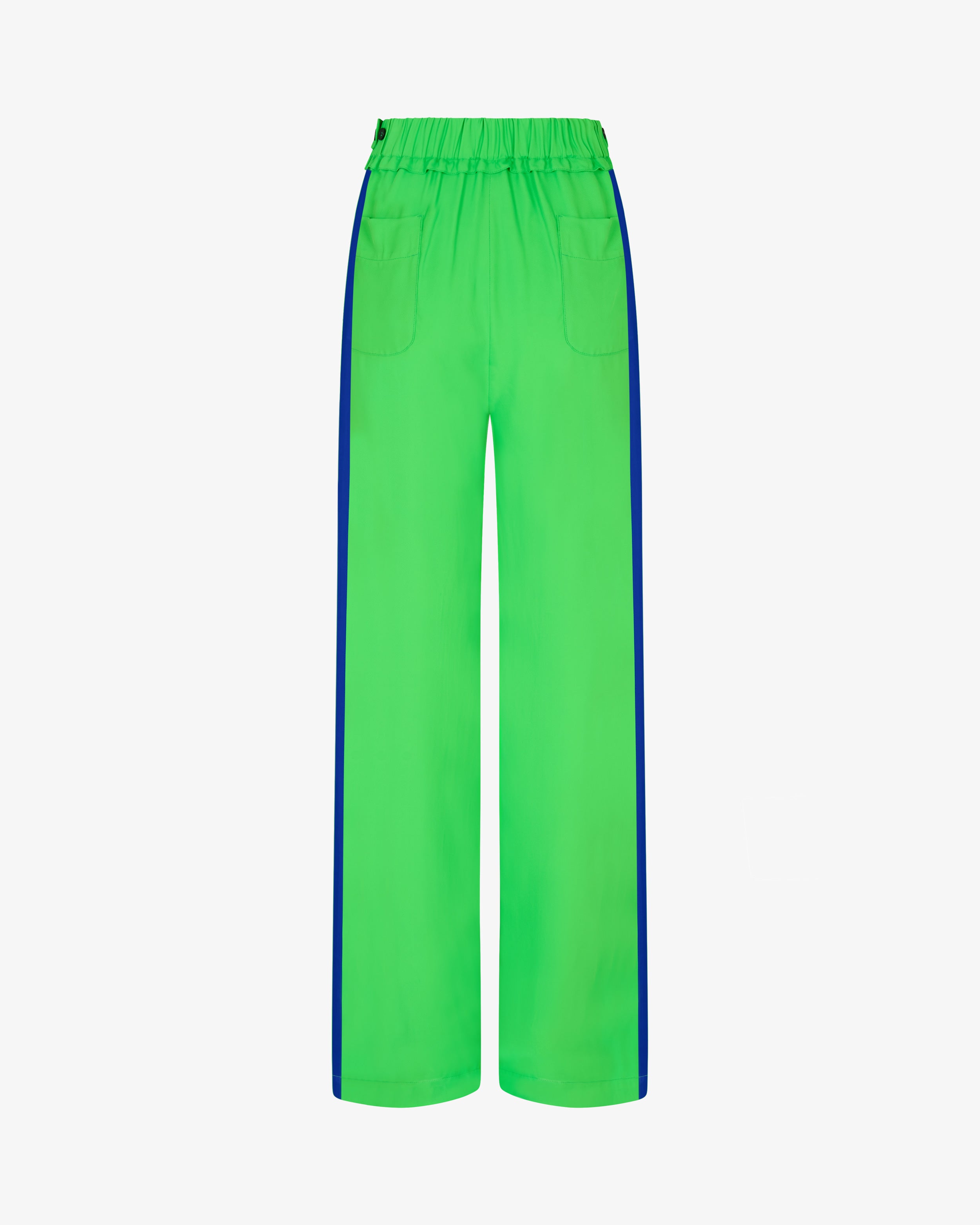 Boyfriend Trouser '24 - Bright Green/Cobalt Blue