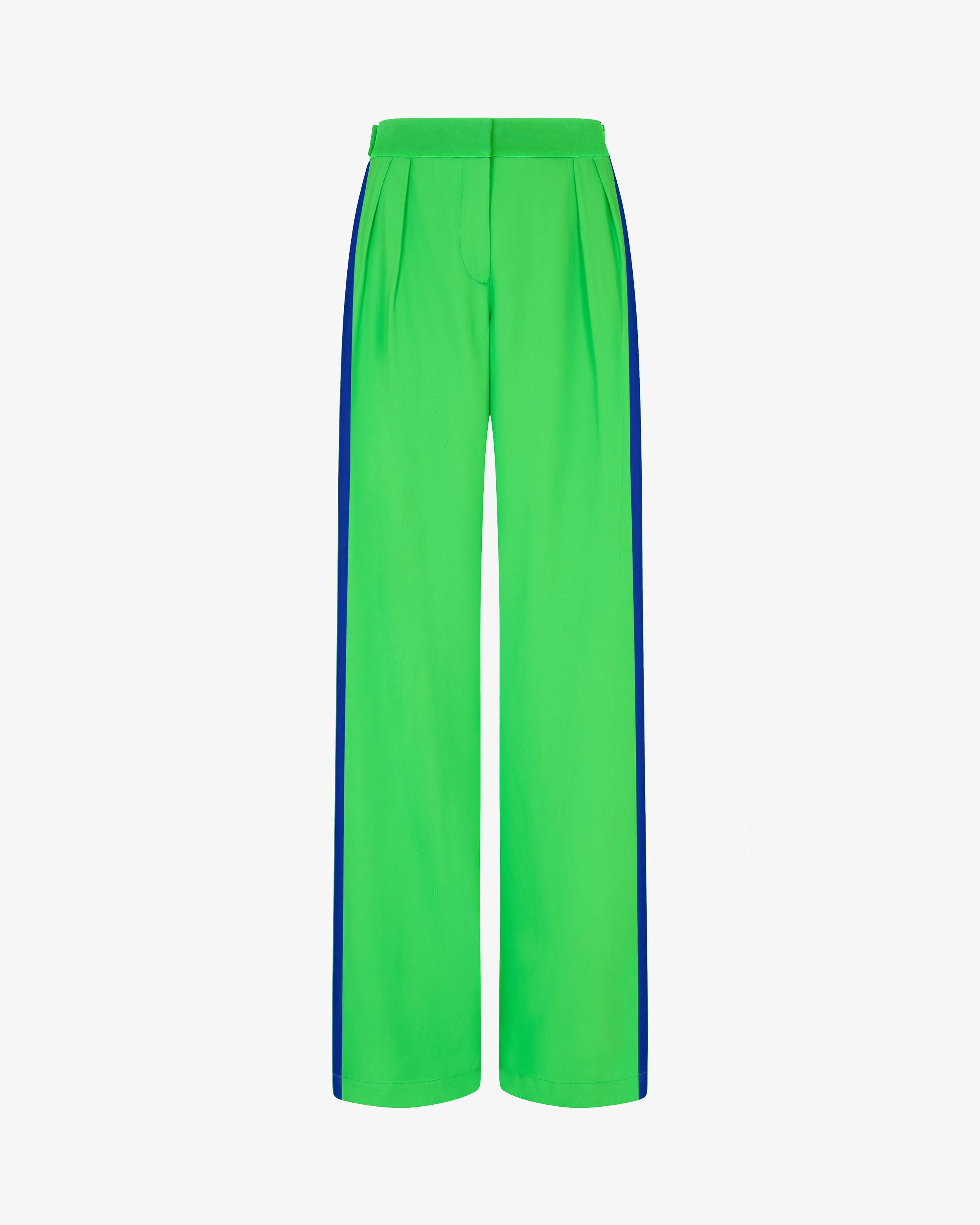 Boyfriend Trouser '24 - Bright Green/Cobalt Blue