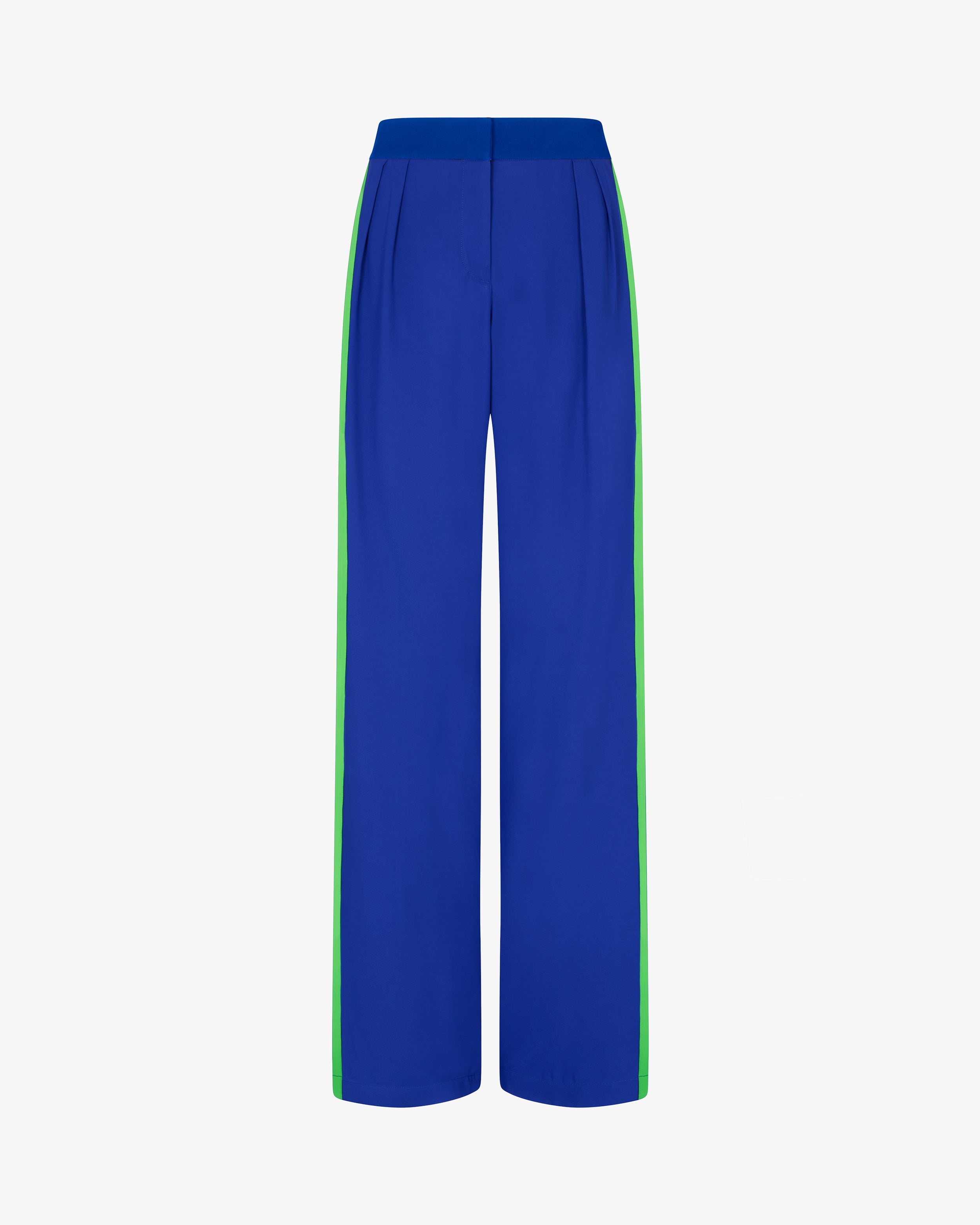 Boyfriend Trouser '24 - Cobalt Blue/Bright Green