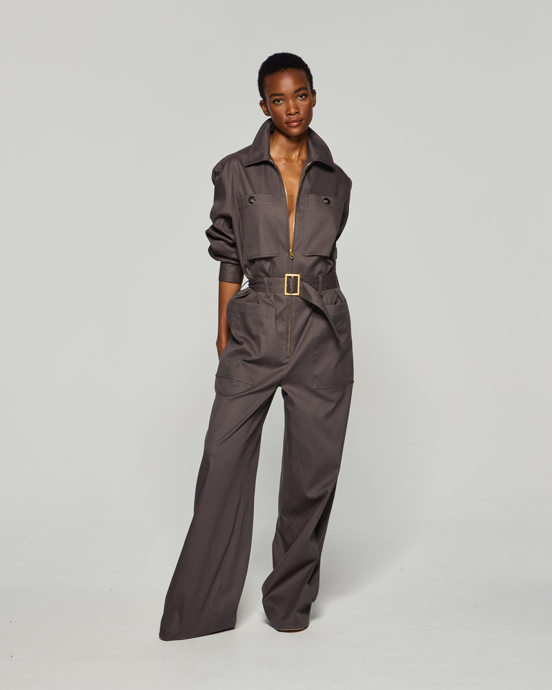 Cargo Jumpsuit - Slate Grey picture #1