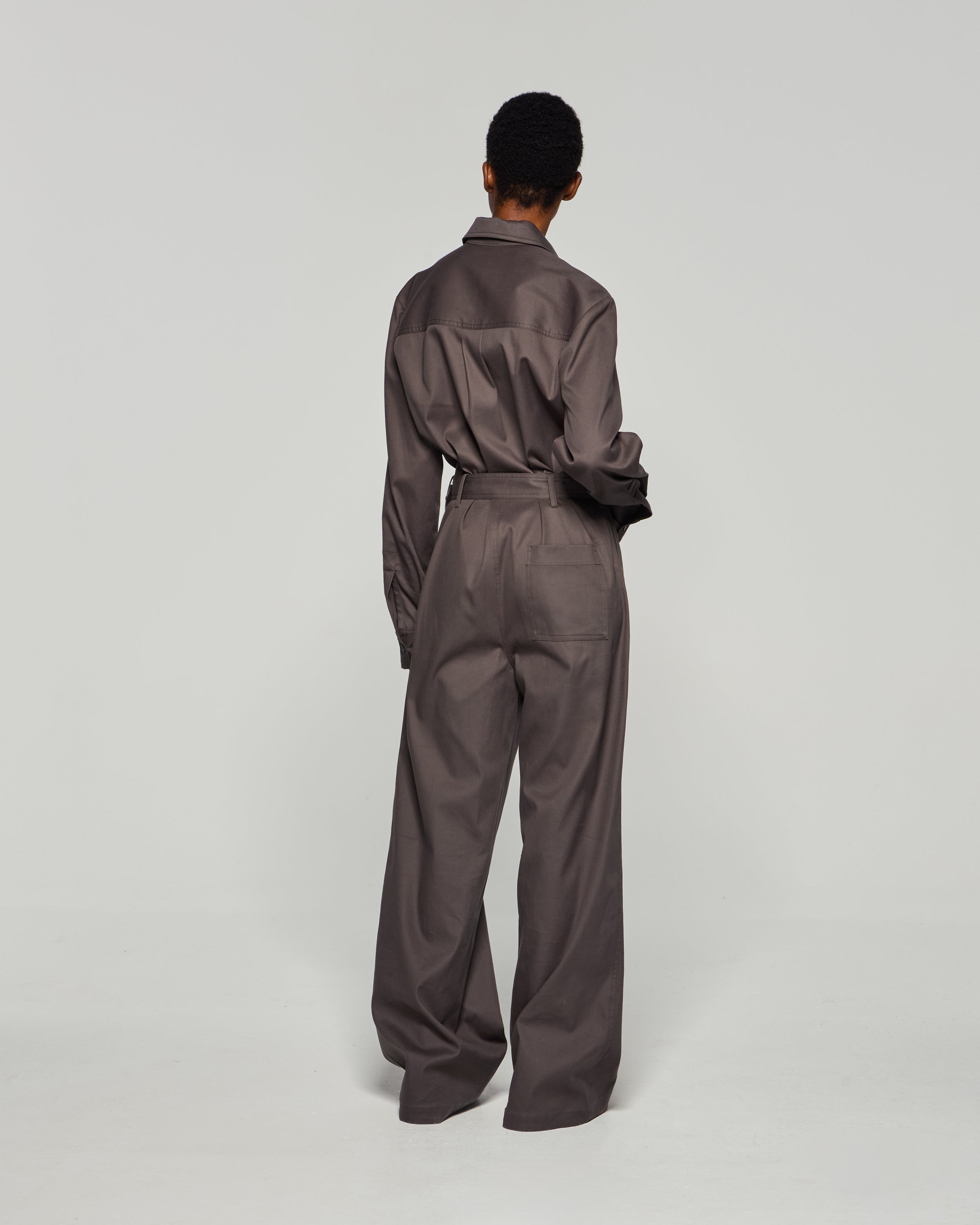 Cargo Jumpsuit - Slate Grey