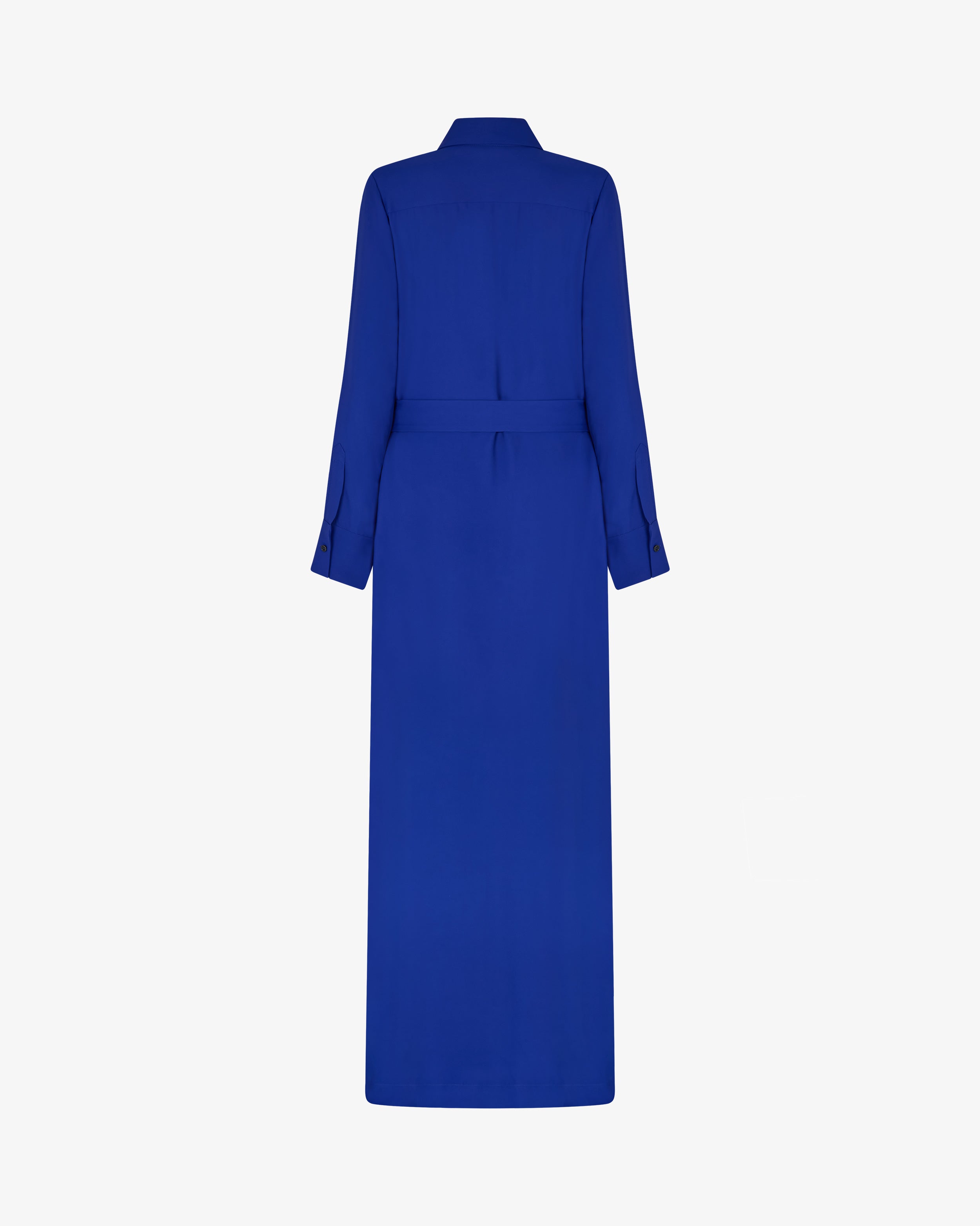 Classic Shirt Dress - Cobalt Blue