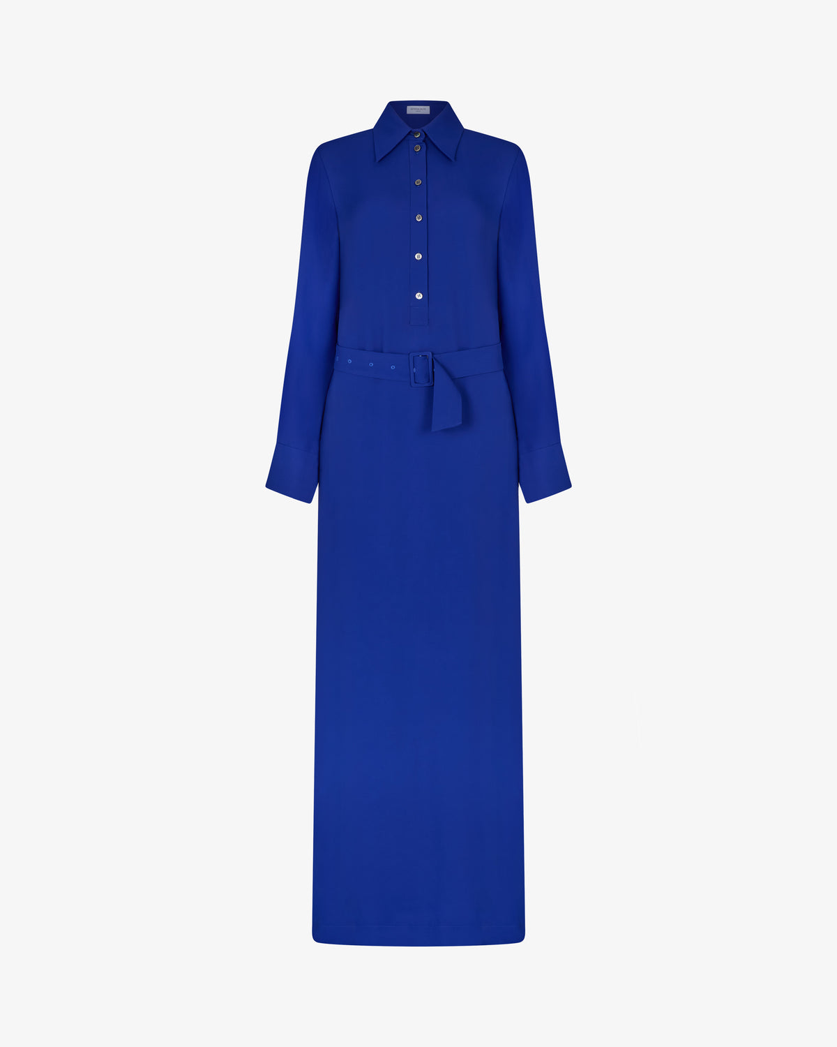 Classic Shirt Dress - Cobalt Blue