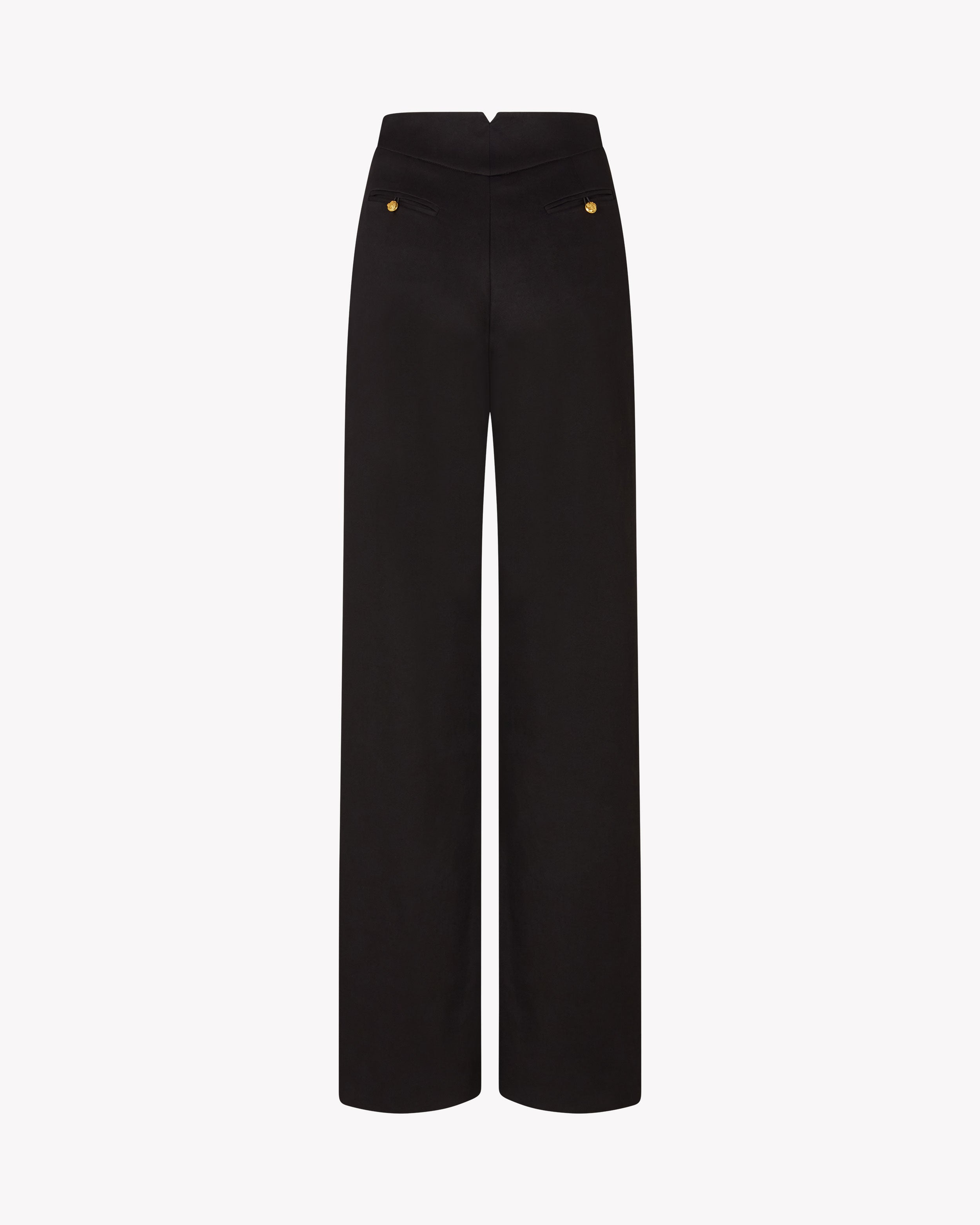 Classic Straight Leg Trouser - Black