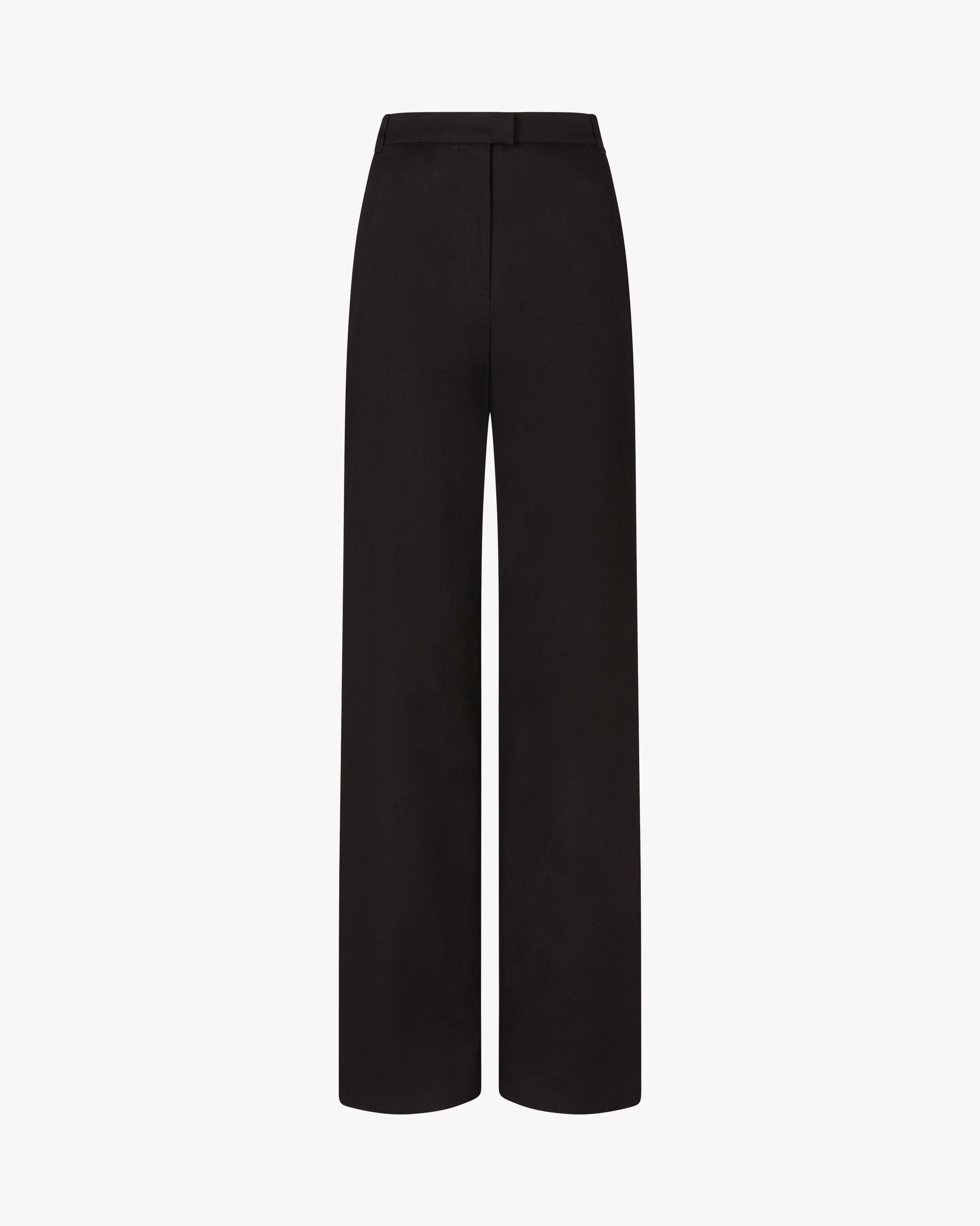 Classic Straight Leg Trouser - Black