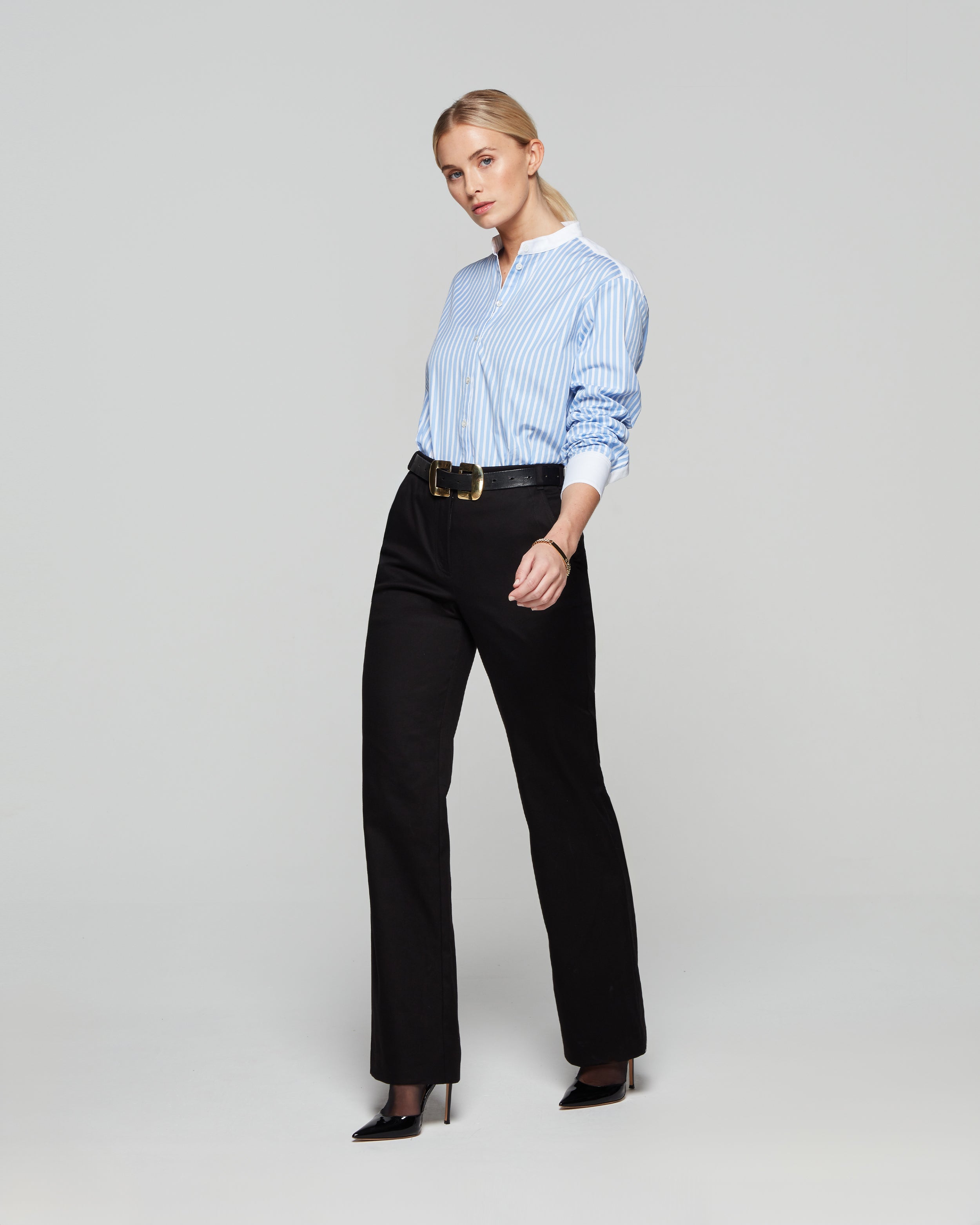 Classic Straight Leg Trouser - Black