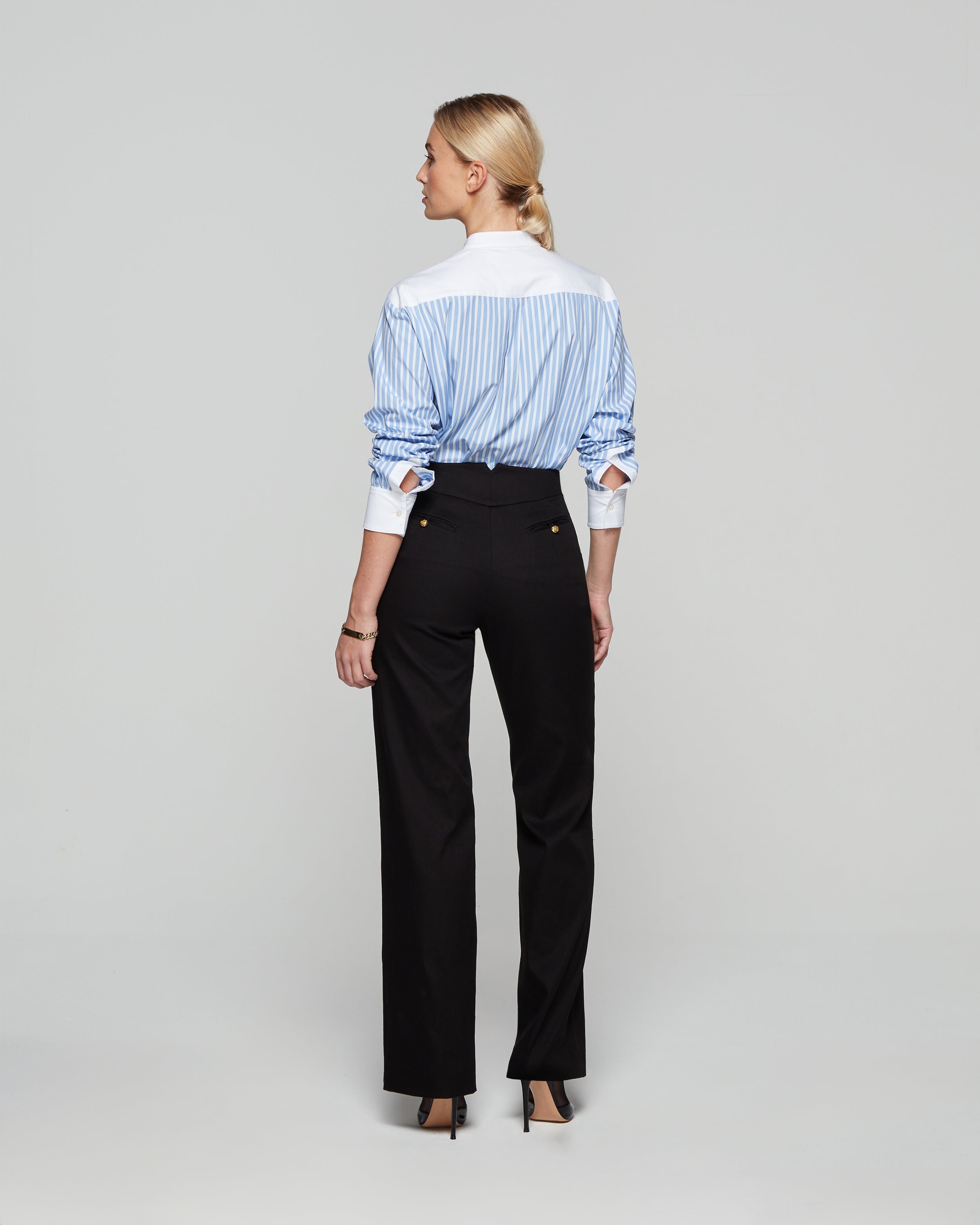 Classic Straight Leg Trouser - Black