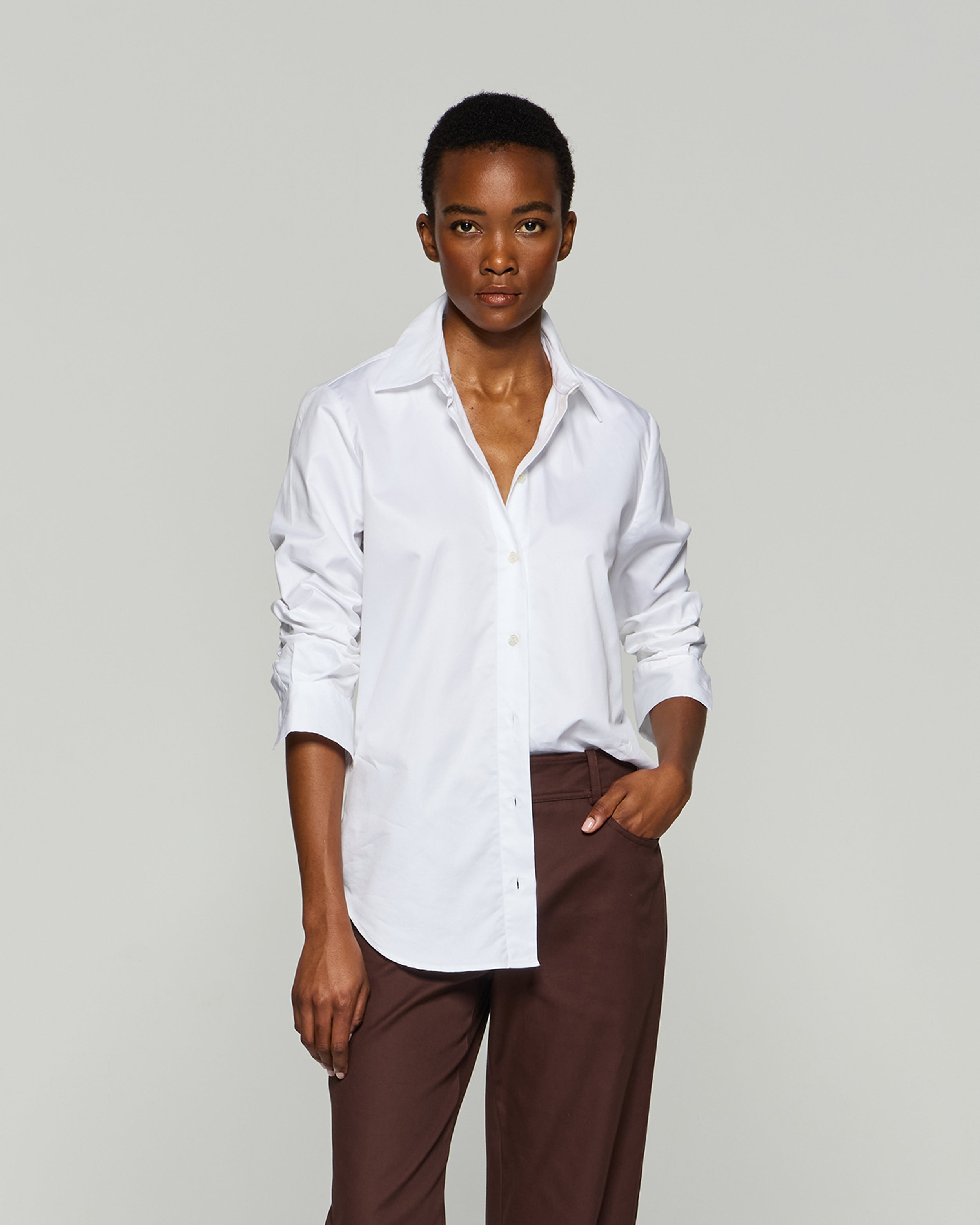 Cotton Classic Shirt - White