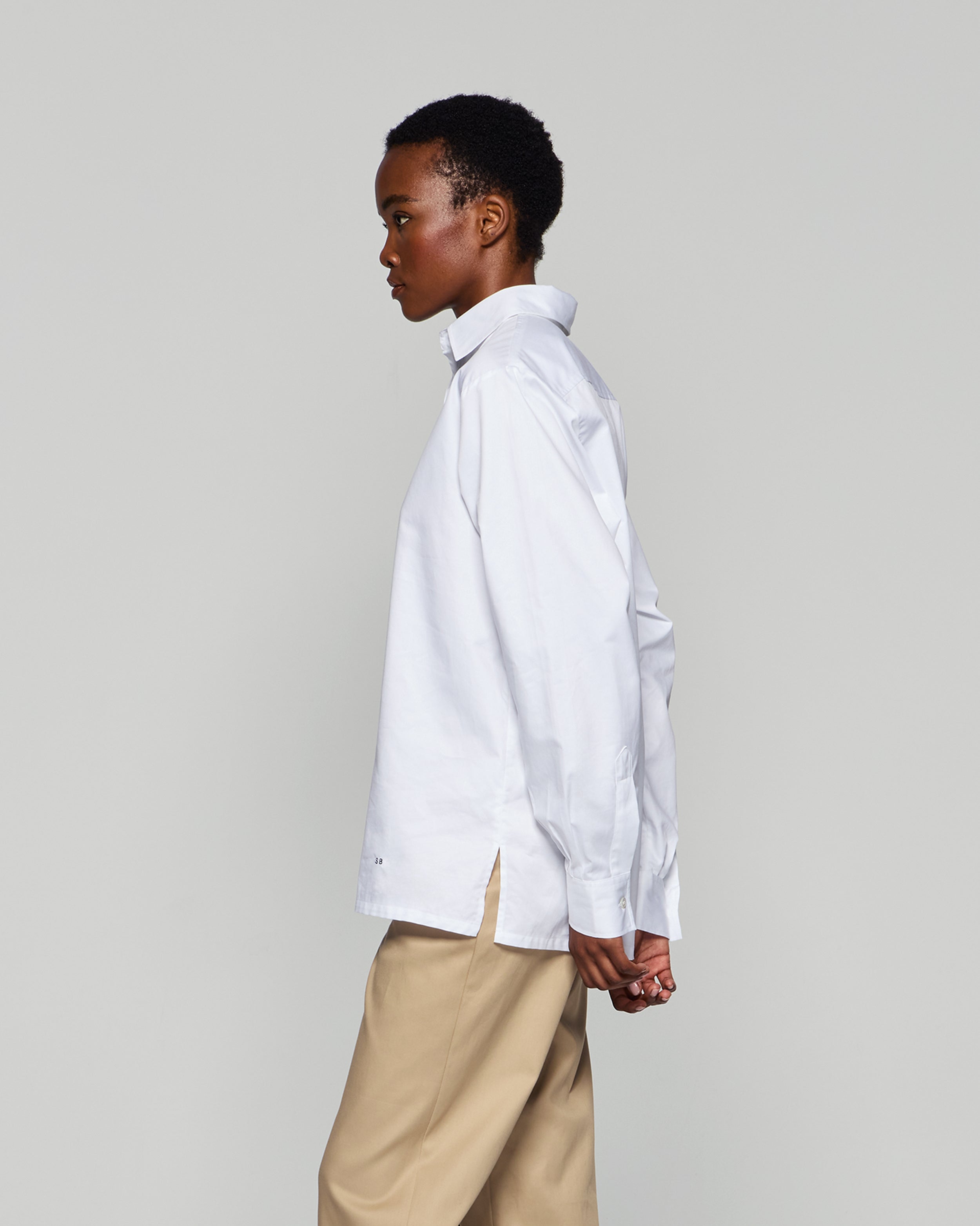 Cotton George Shirt - White