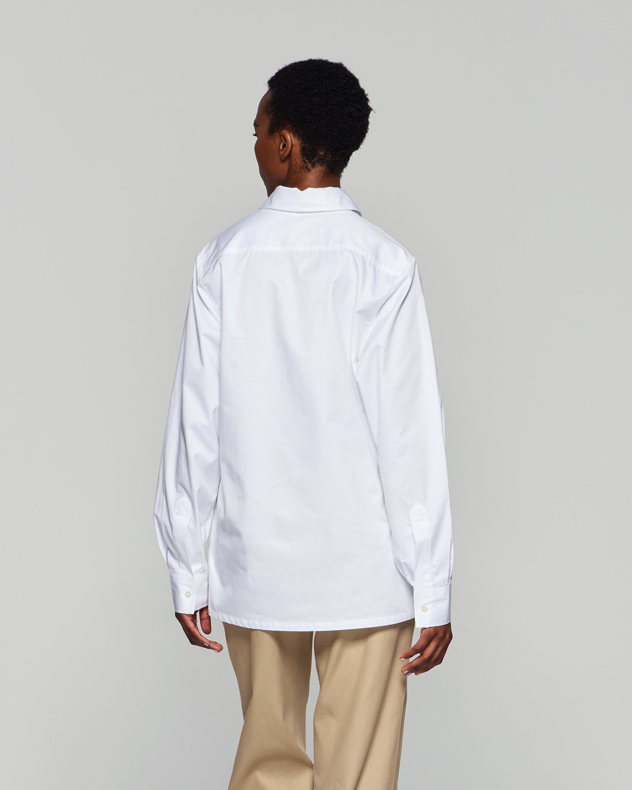 Cotton George Shirt - White