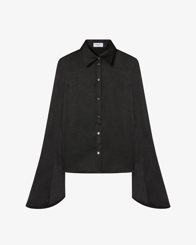 Flared Sleeve Shirt - Black picture #2