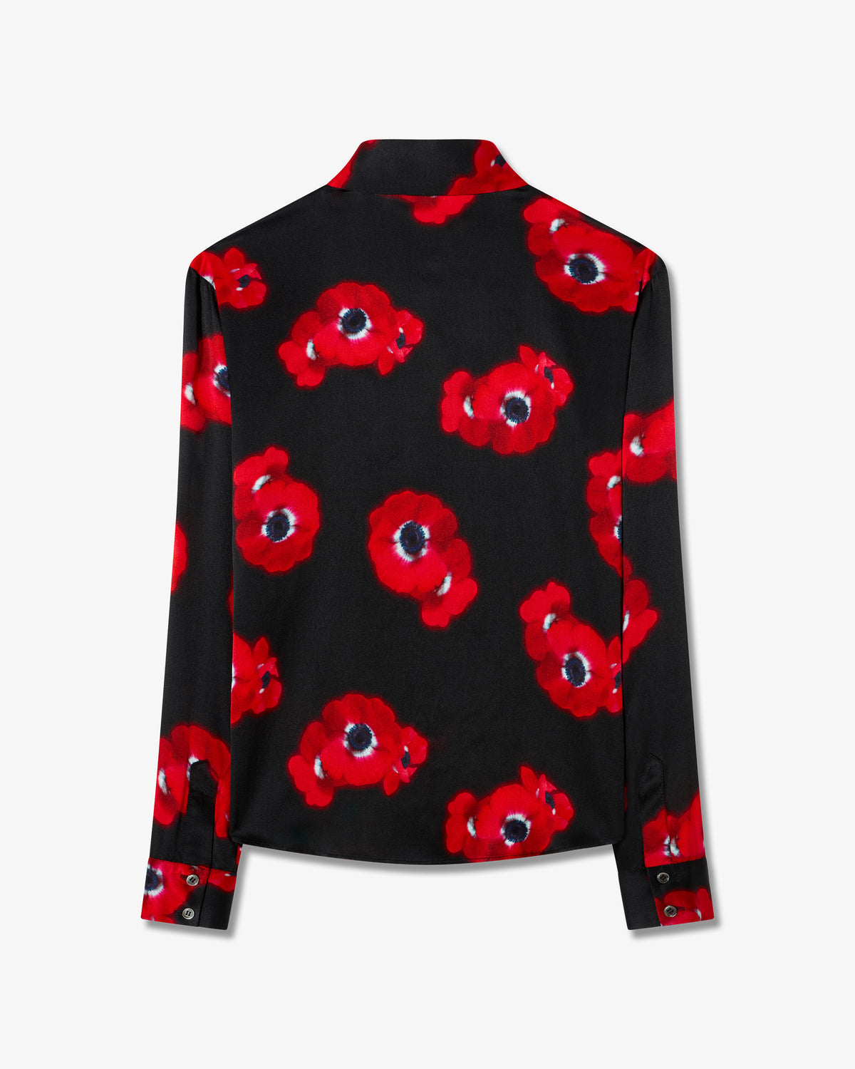 Graphic Poppy City Shirt - Black/Red