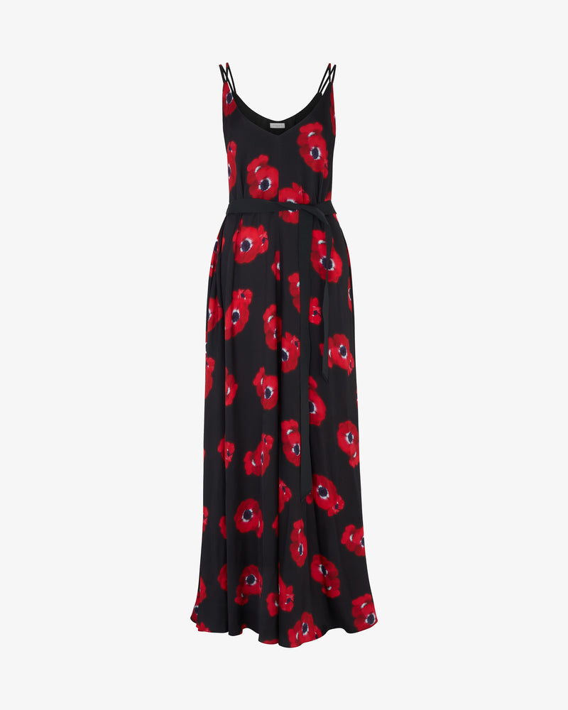 Graphic Poppy Ibiza Dress '24 - Black/Red picture #1