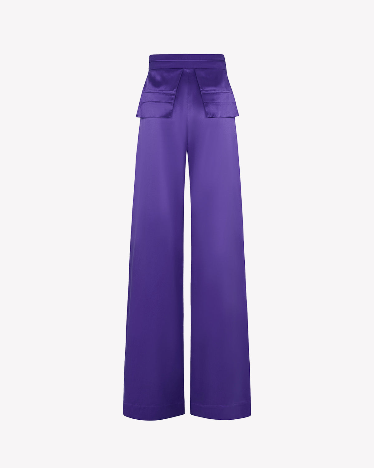 Silk Inside Out Trouser - Amethyst Purple