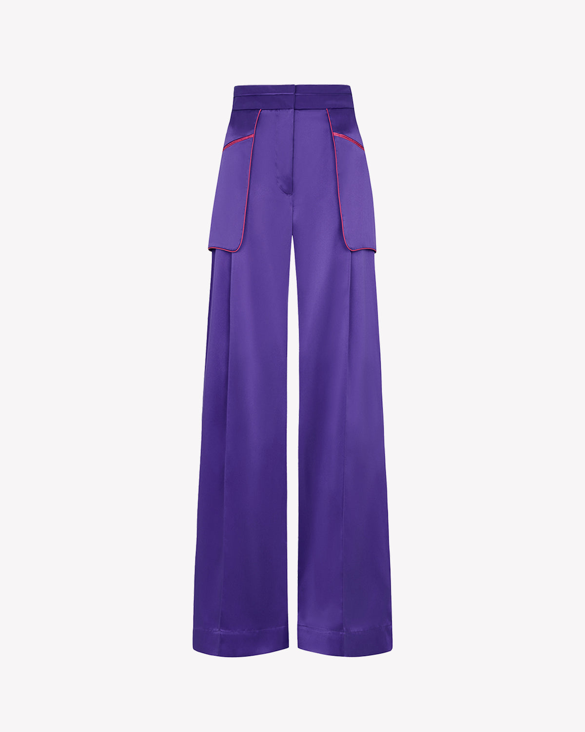 Silk Inside Out Trouser - Amethyst Purple SERENA BUTE