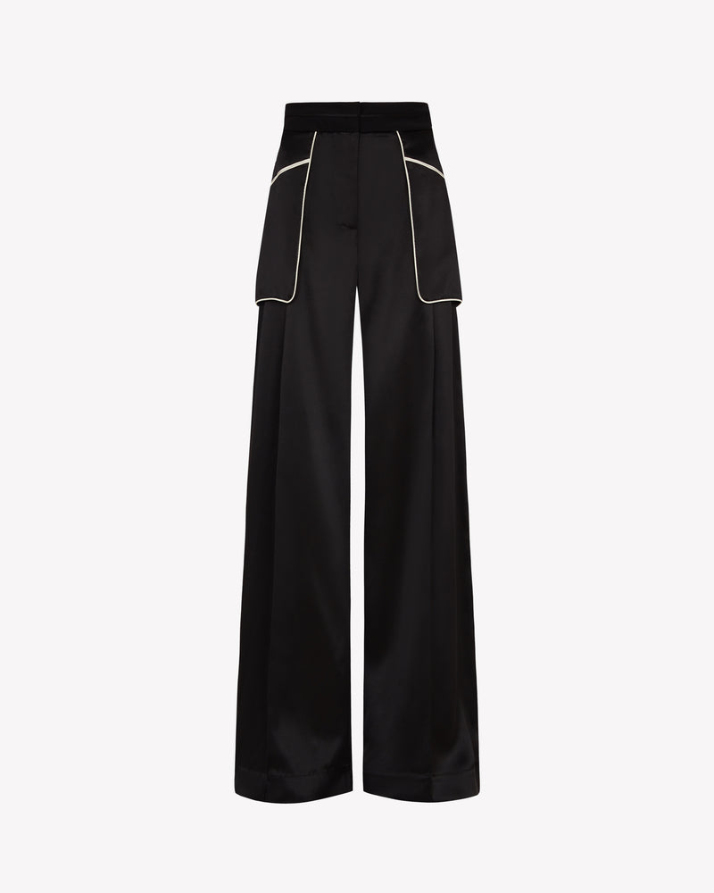 Silk Inside Out Trouser - Black picture #2