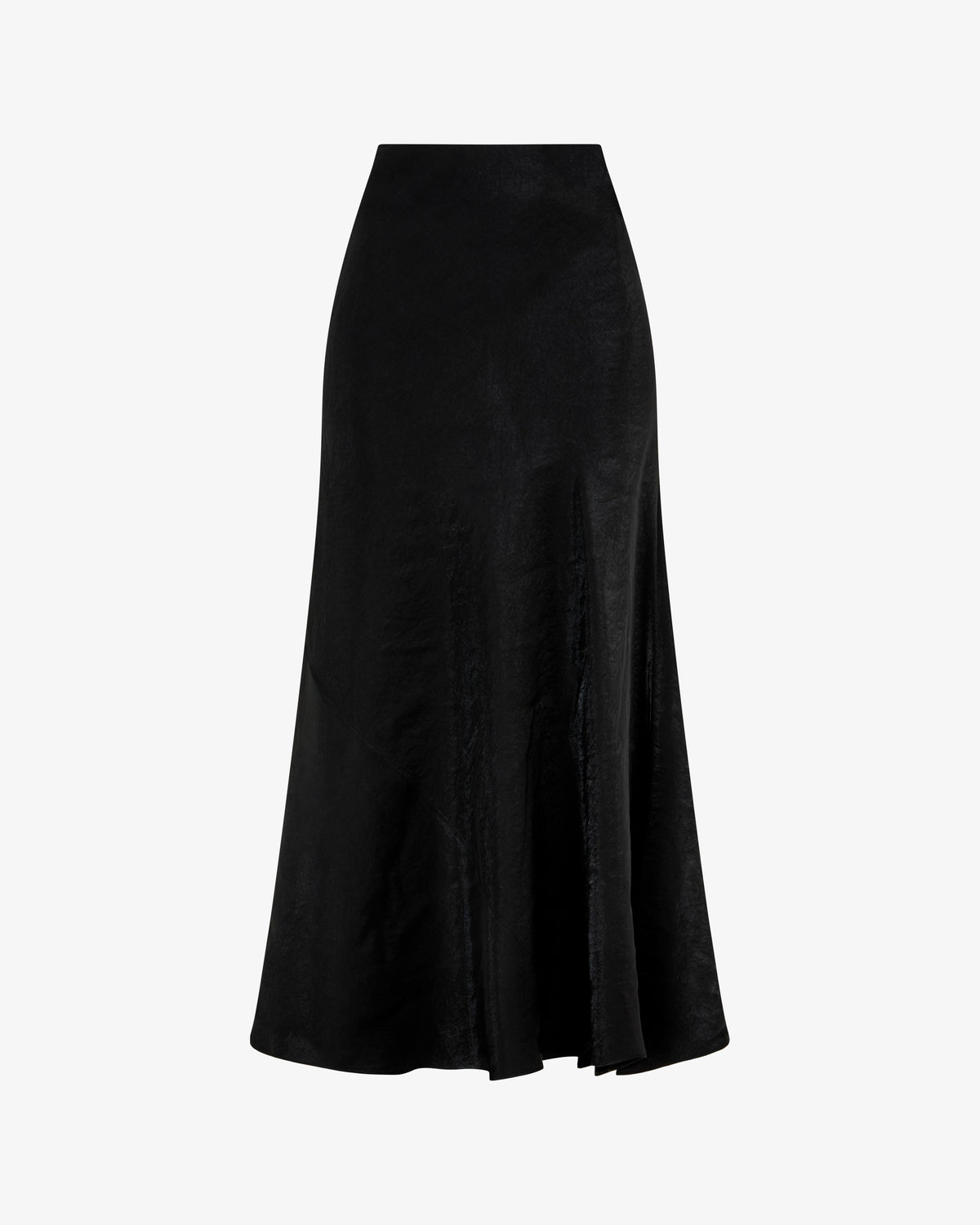 Bias Maxi Skirt - Black