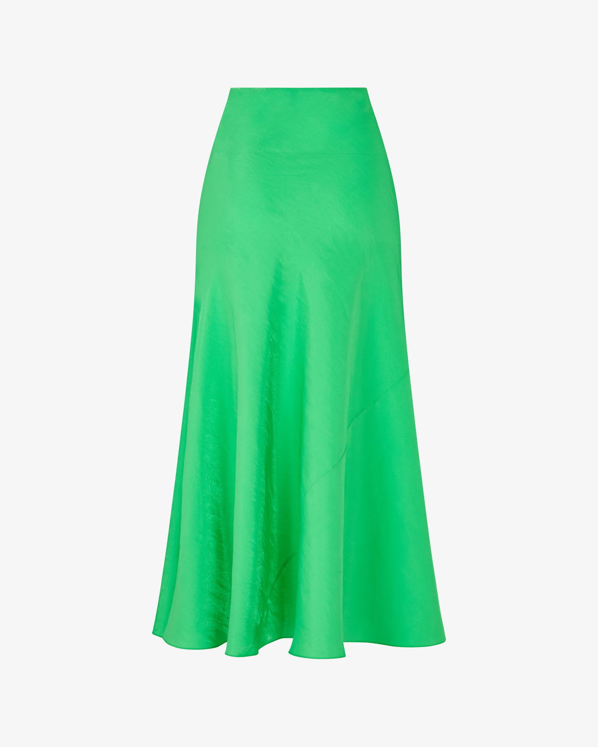 Bias Maxi Skirt - Bright Green