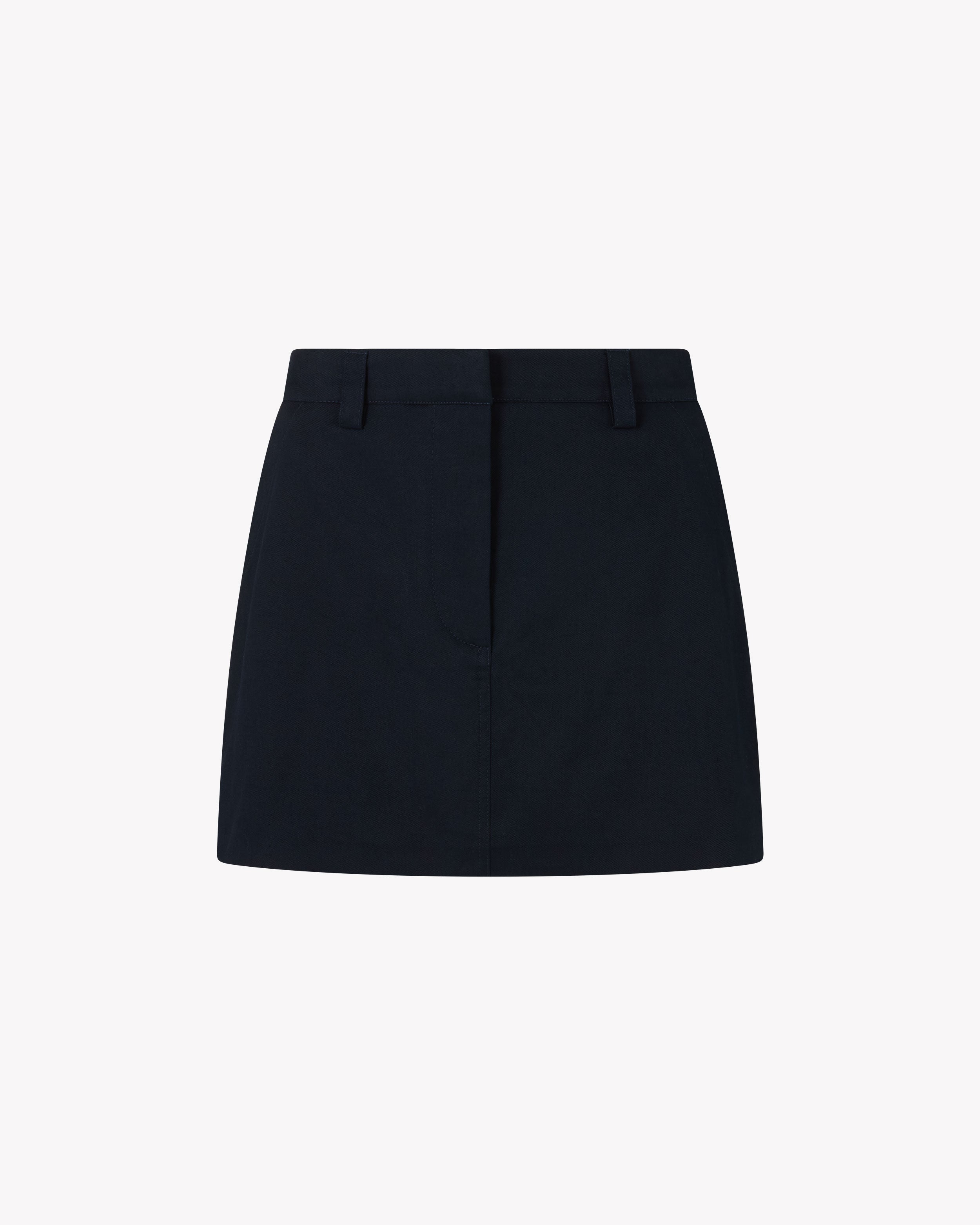 Military Mini Skirt - Midnight Navy