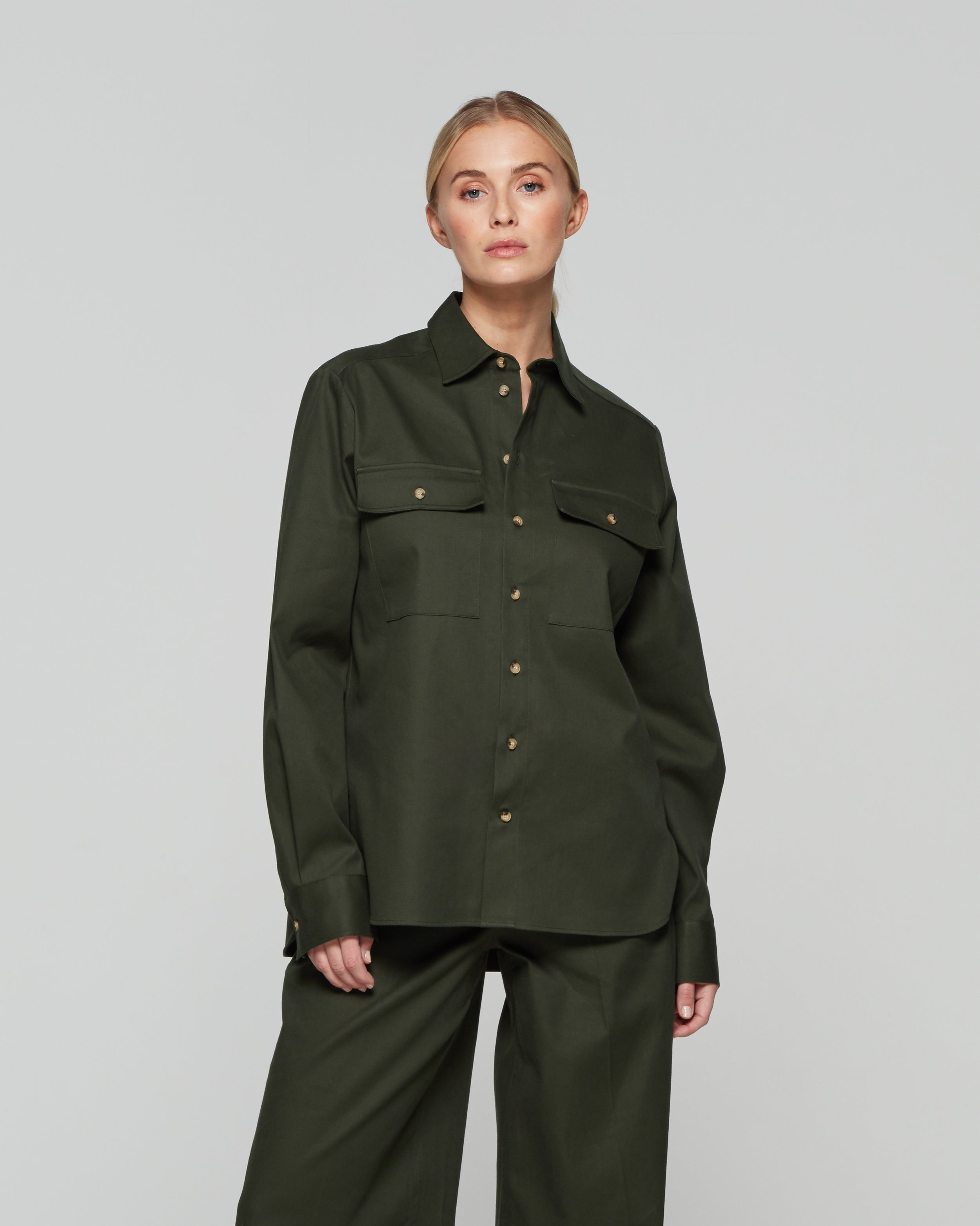 Military Shirt - Dark Khaki