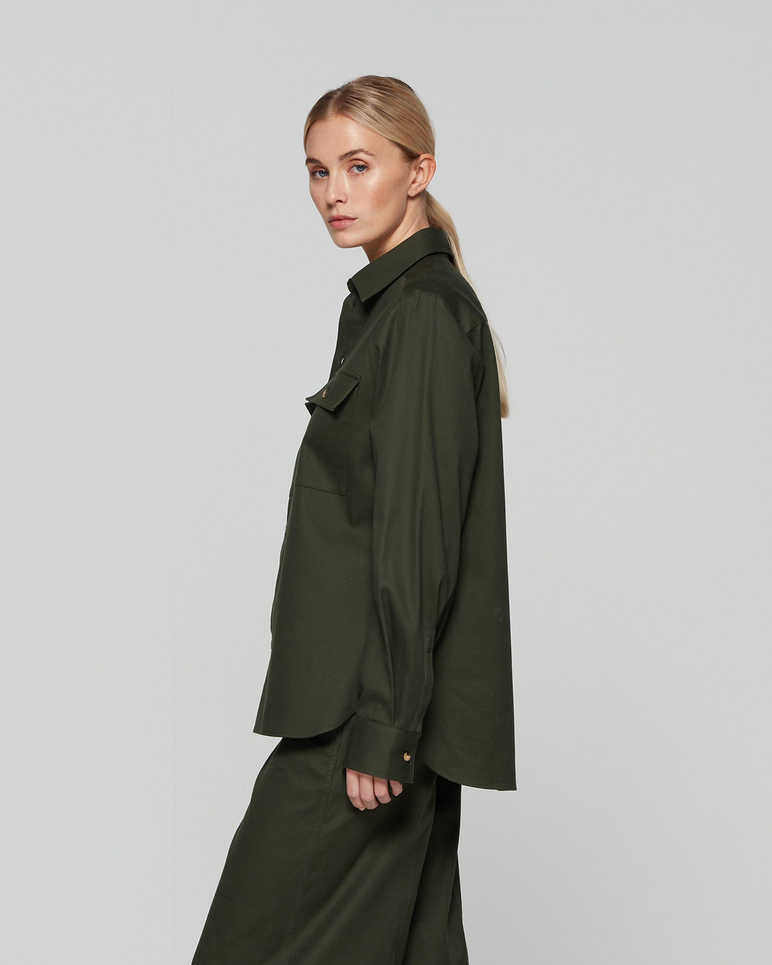 Military Shirt - Dark Khaki