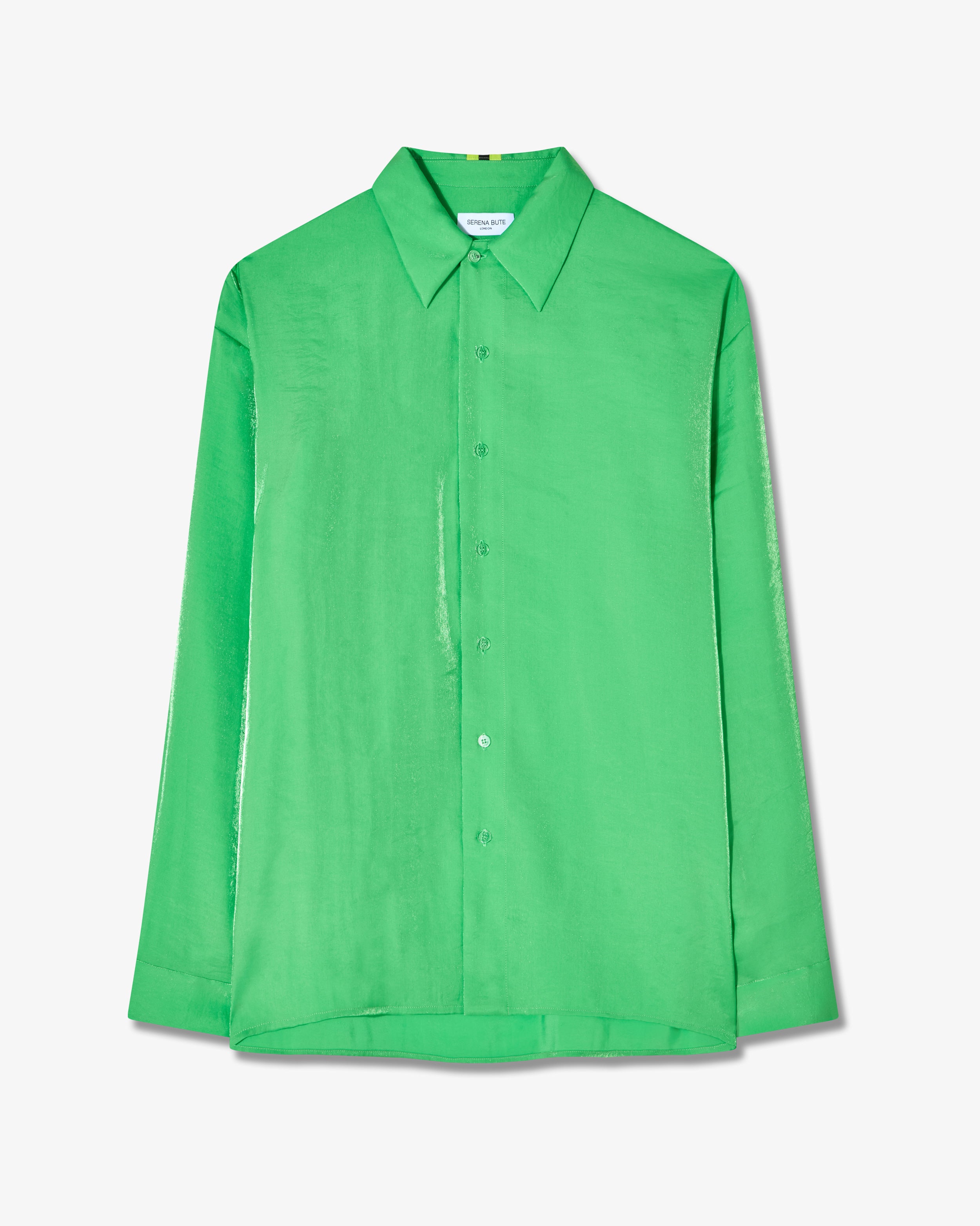 Oversized Cuff Shirt - Bright Green