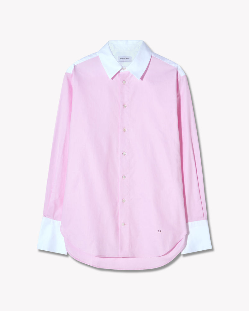 Oversized Oxford Shirt - Pink picture #2