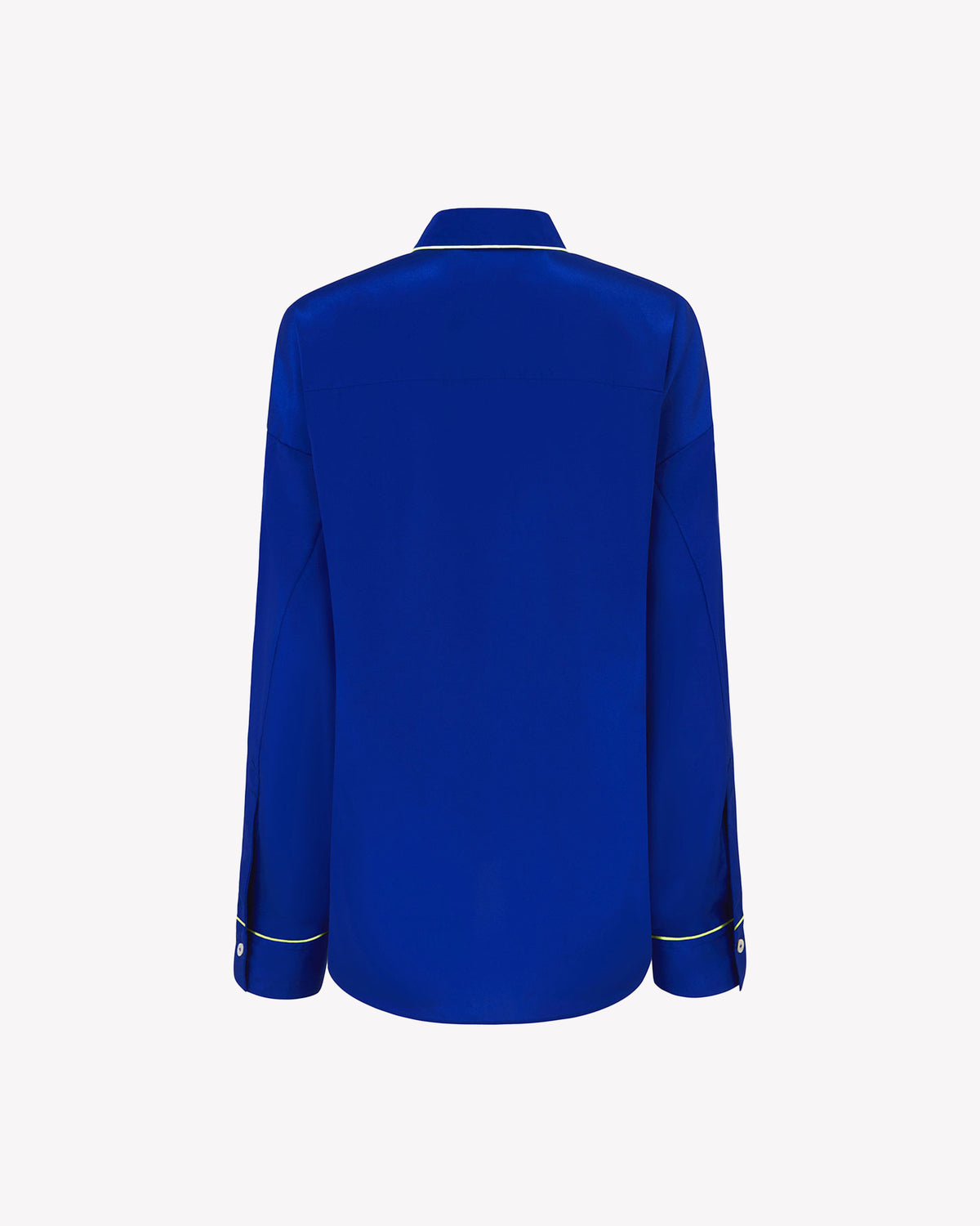 Piped Oversized Shirt - Neon Sapphire SERENA BUTE