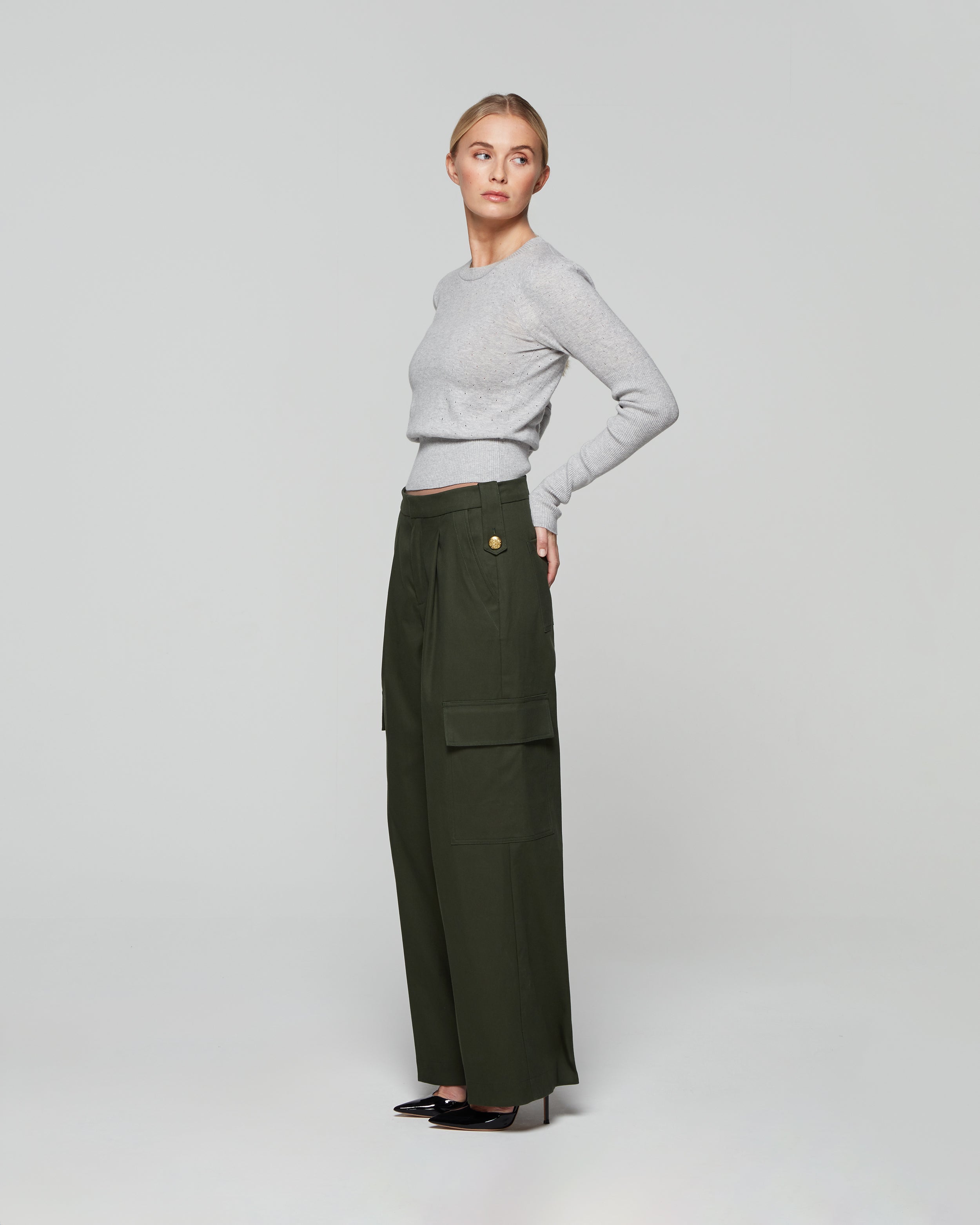 Military Cargo Trouser - Dark Khaki