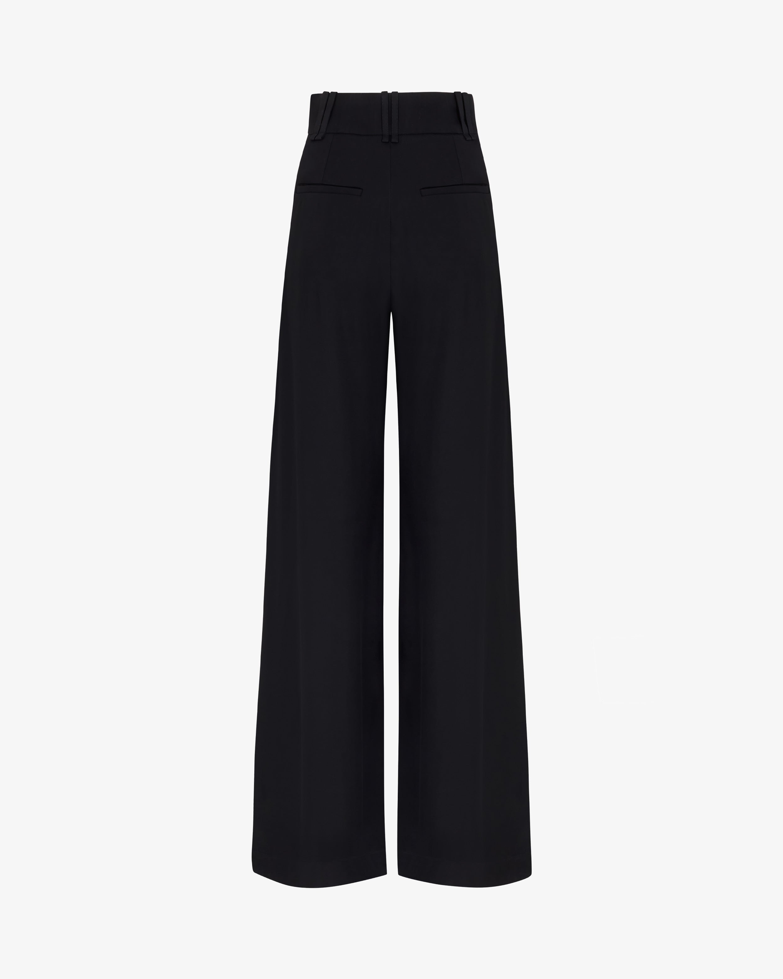 Relaxed Wide Leg Trouser - Black