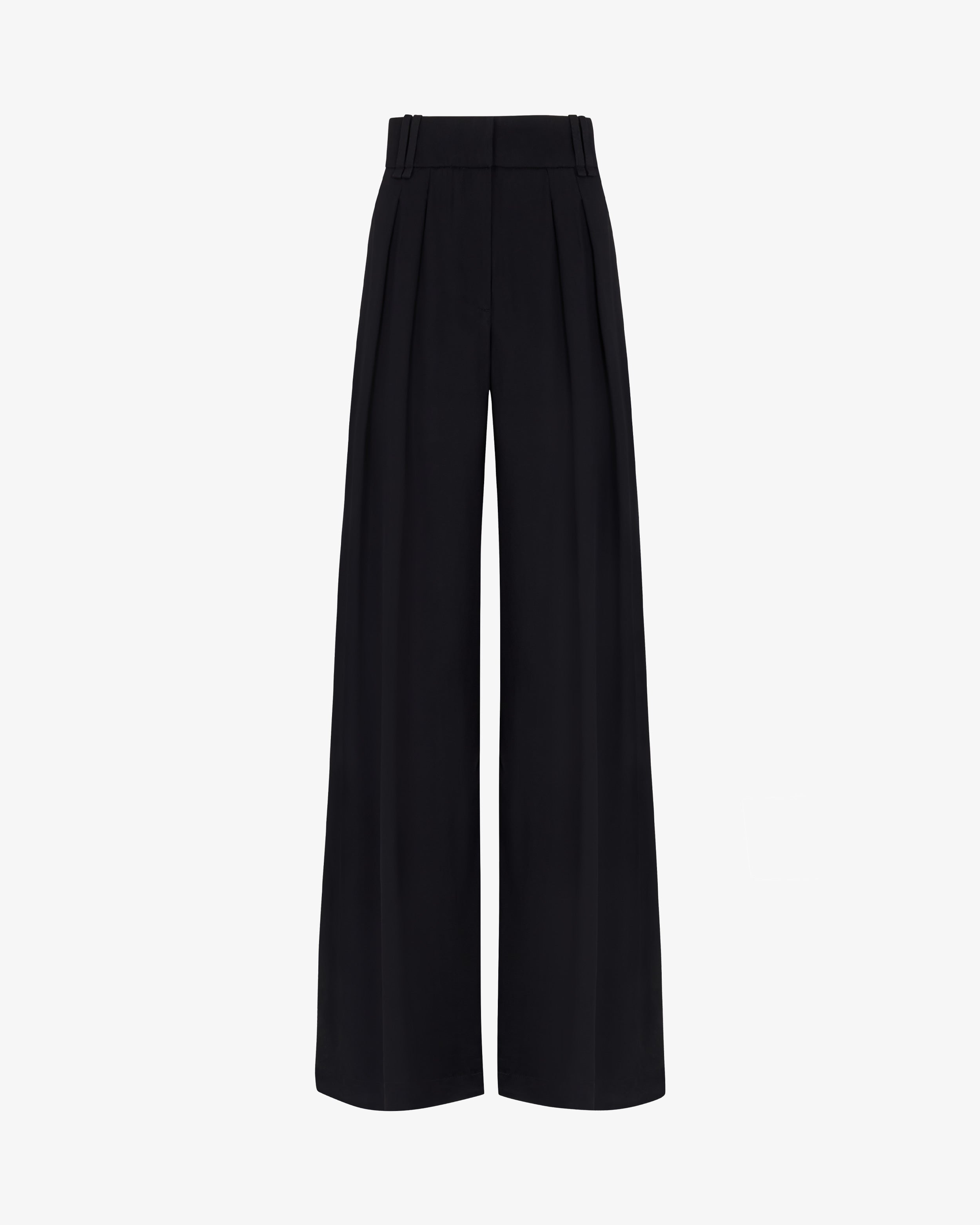 Relaxed Wide Leg Trouser - Black