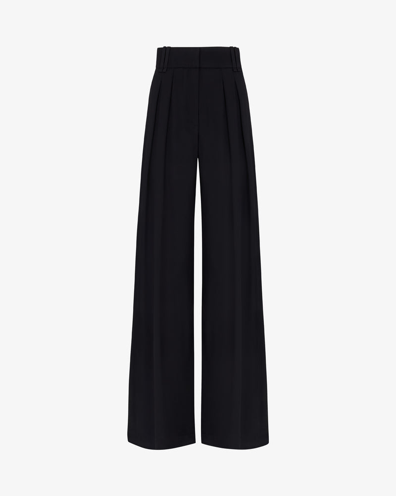 Relaxed Wide Leg Trouser - Black picture #2