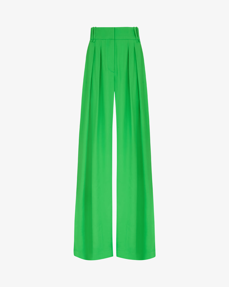 Relaxed Wide Leg Trouser - Bright Green picture #2