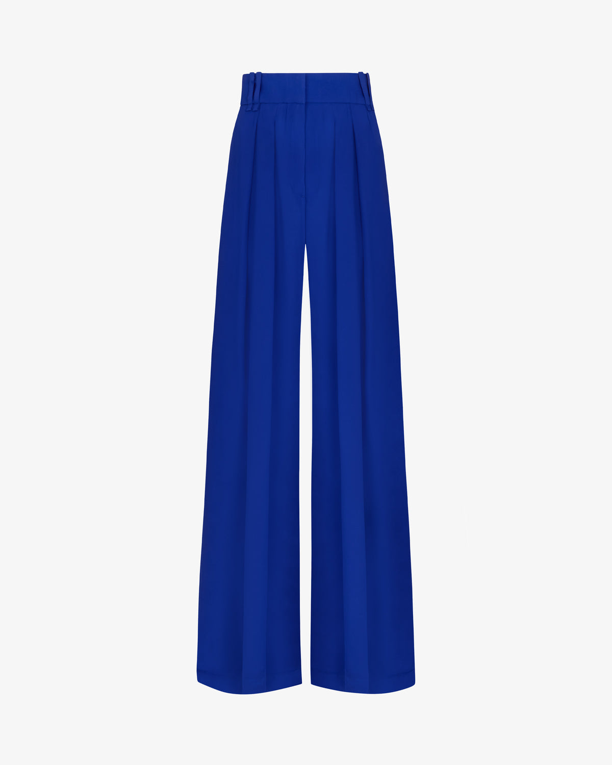 Relaxed Wide Leg Trouser - Cobalt Blue