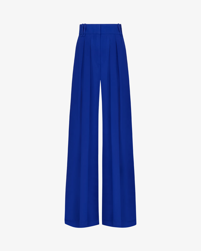 Relaxed Wide Leg Trouser - Cobalt Blue picture #2